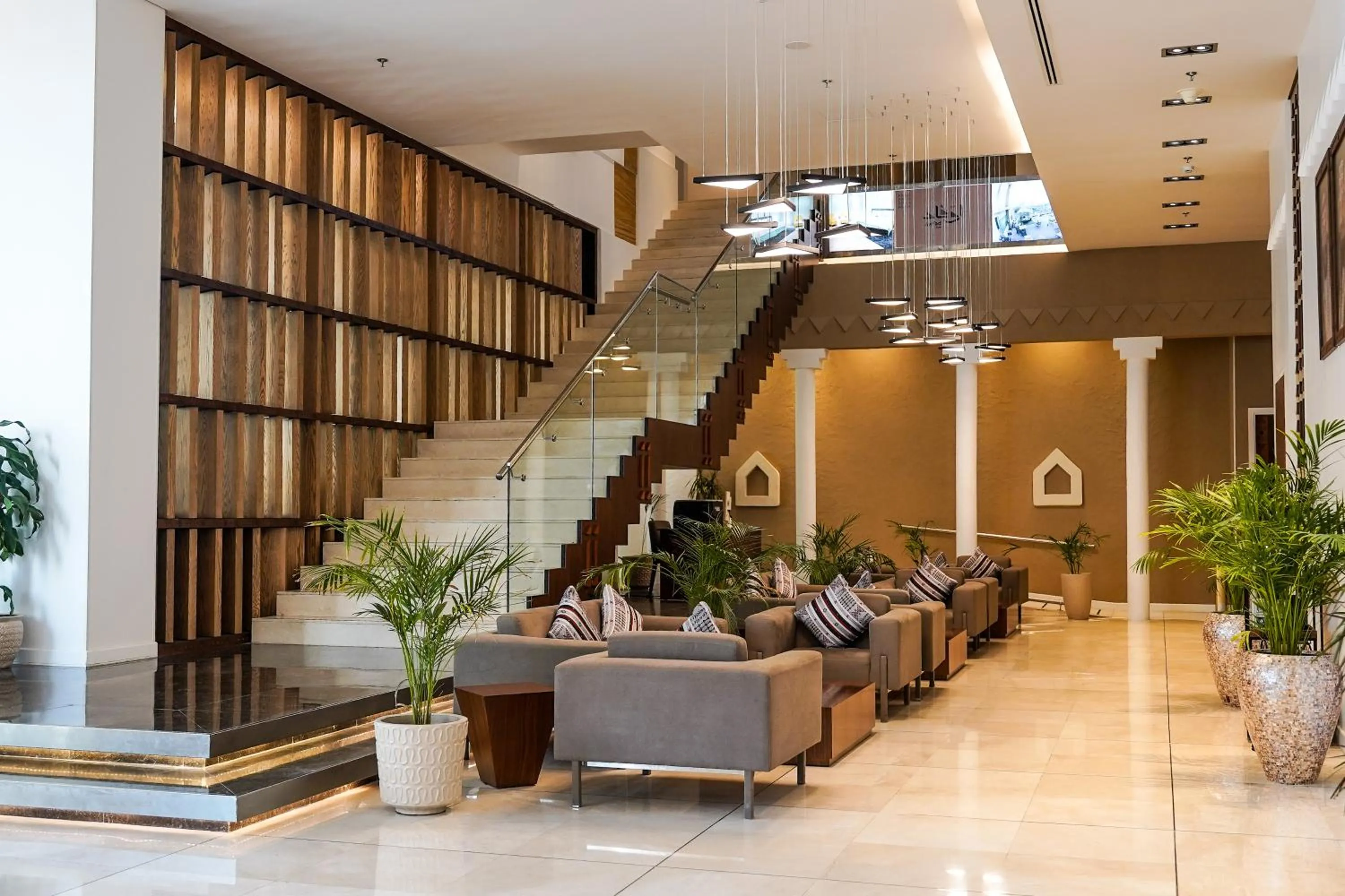 Seating area in Awfad Hotel