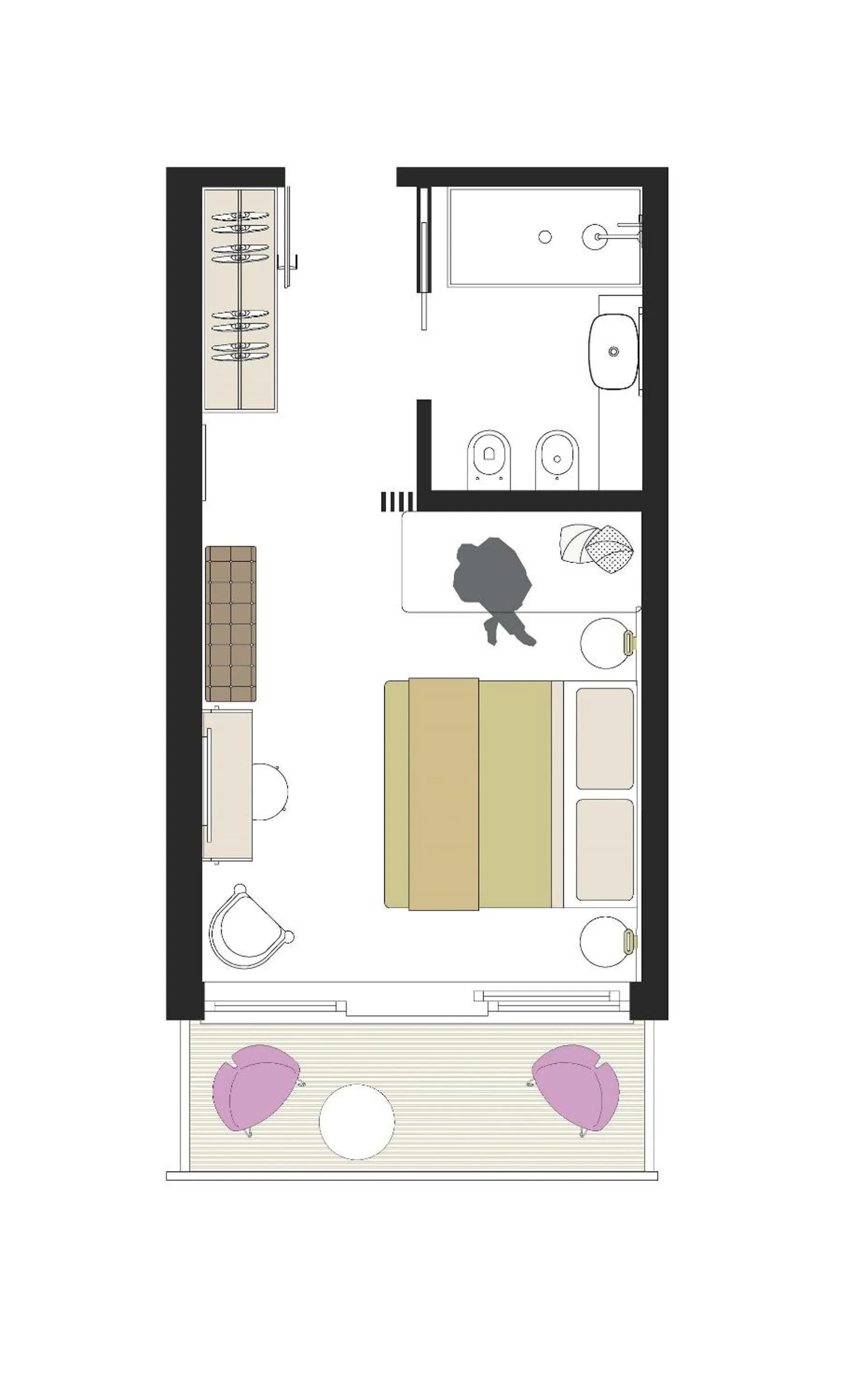 Floor plan in Hotel Palma de Majorca
