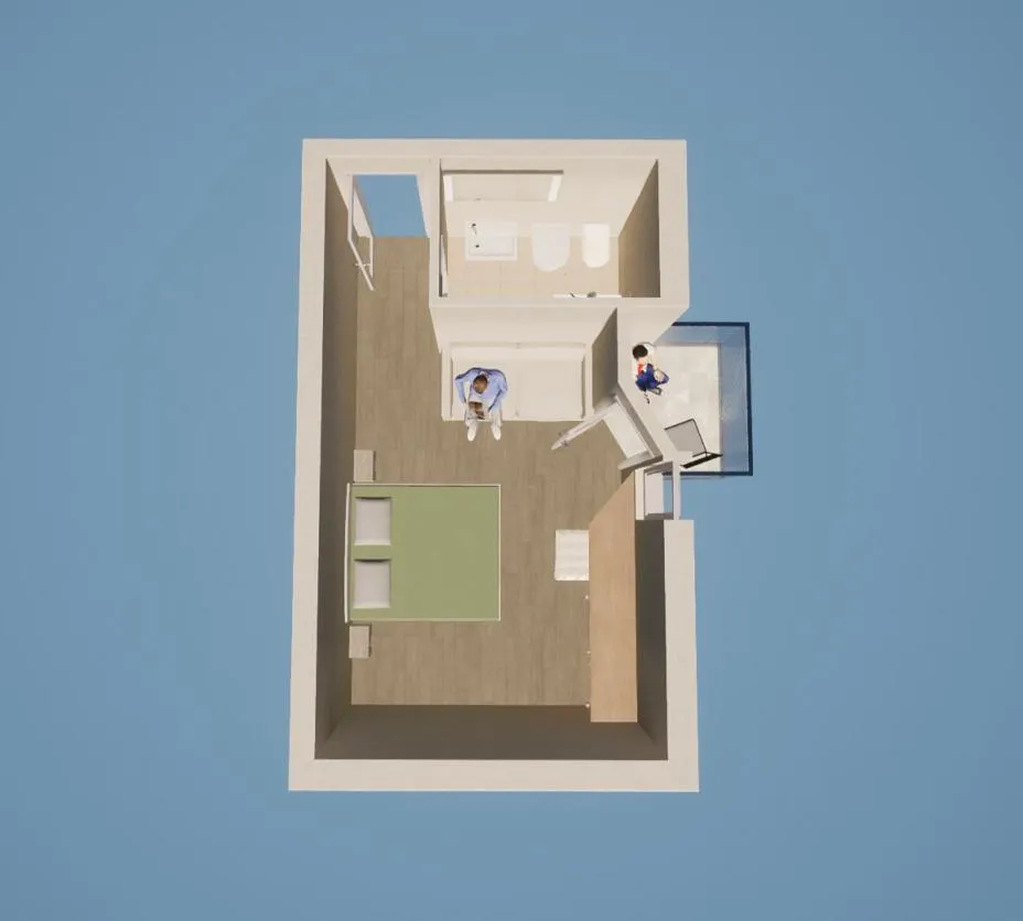 Floor plan in Hotel Palma de Majorca