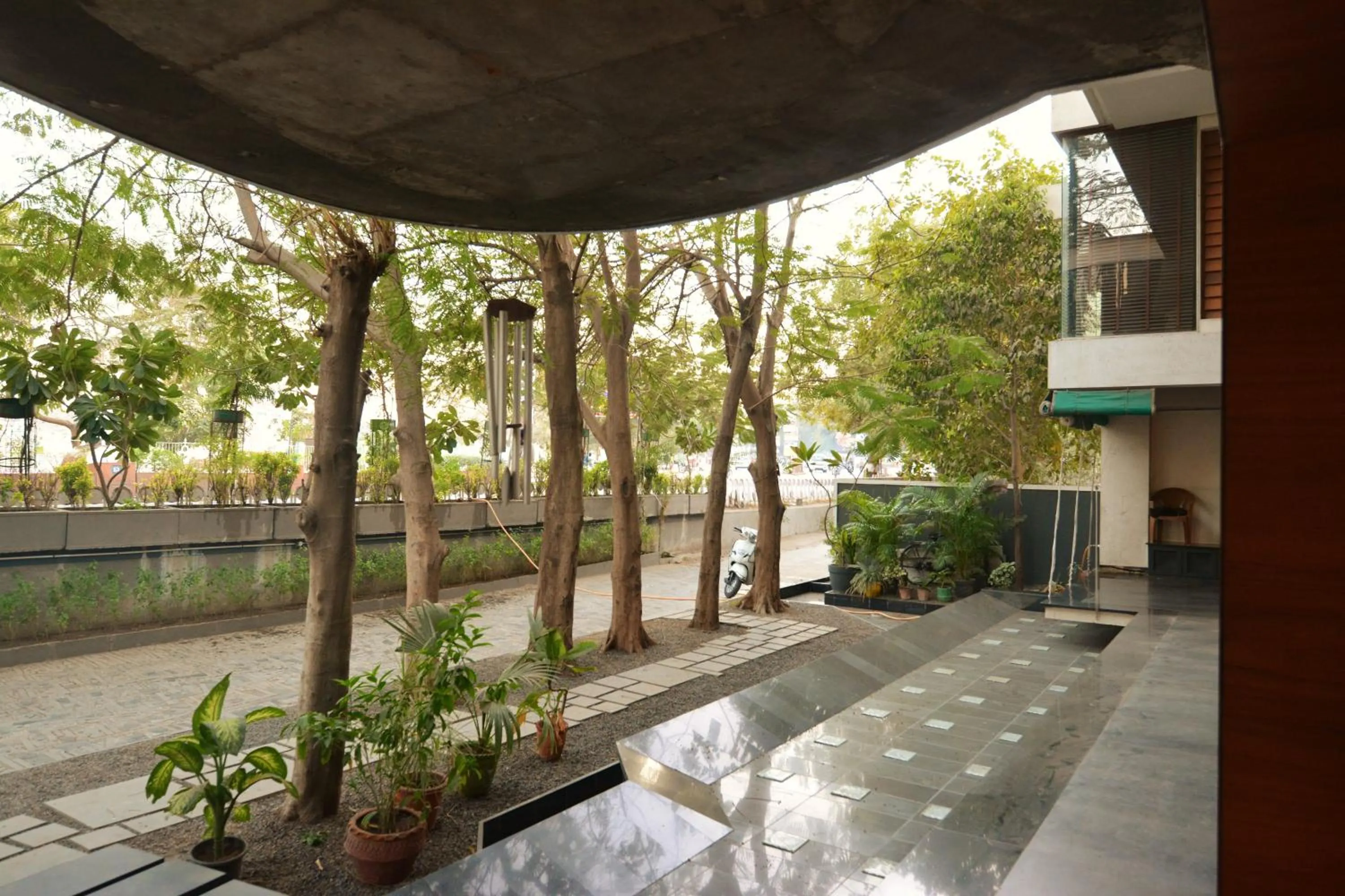 Garden view in The Sky Imperial Aarivaa Luxury Stays