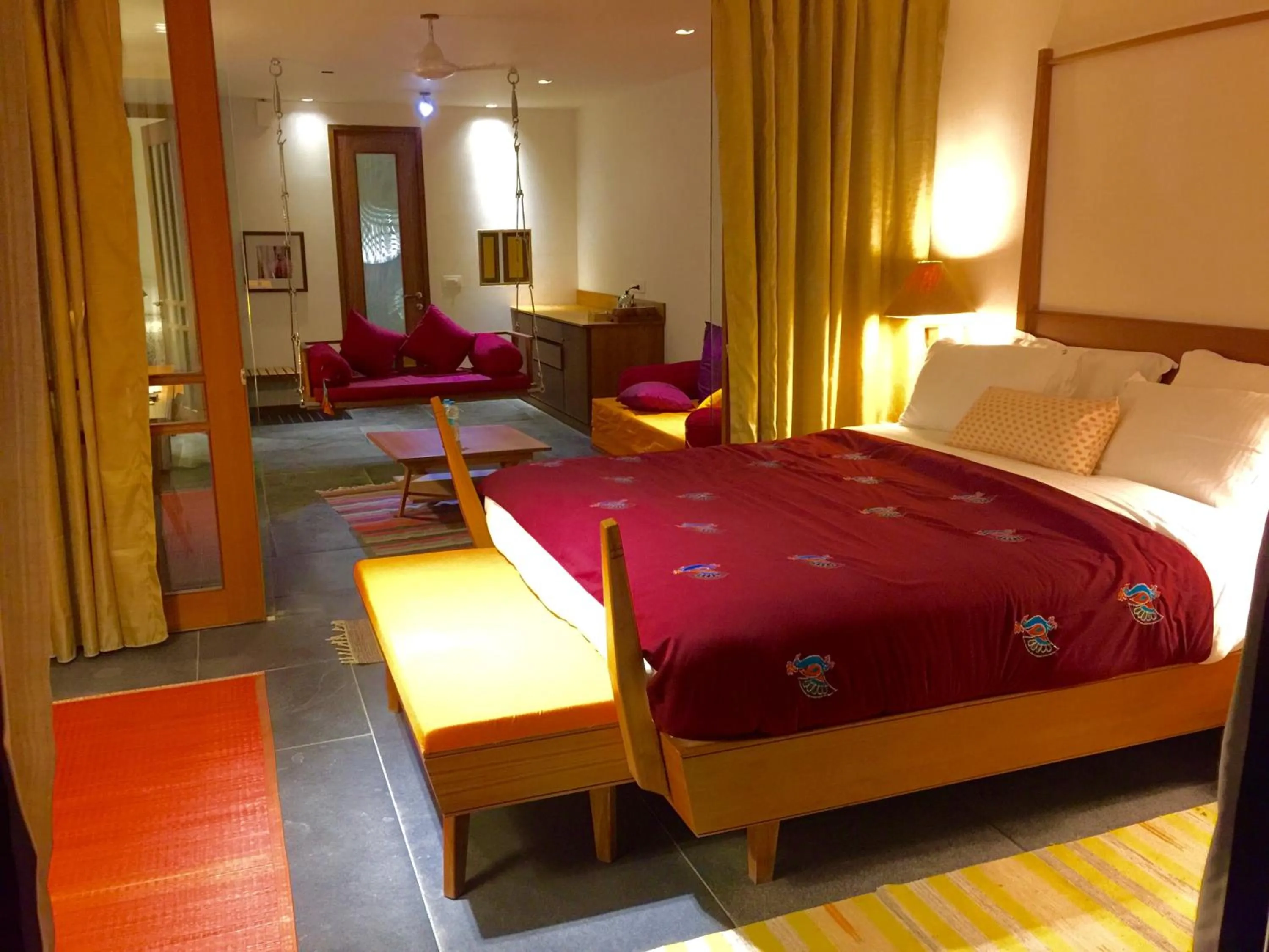 Photo of the whole room, Bed in The Sky Imperial Aarivaa Luxury Stays