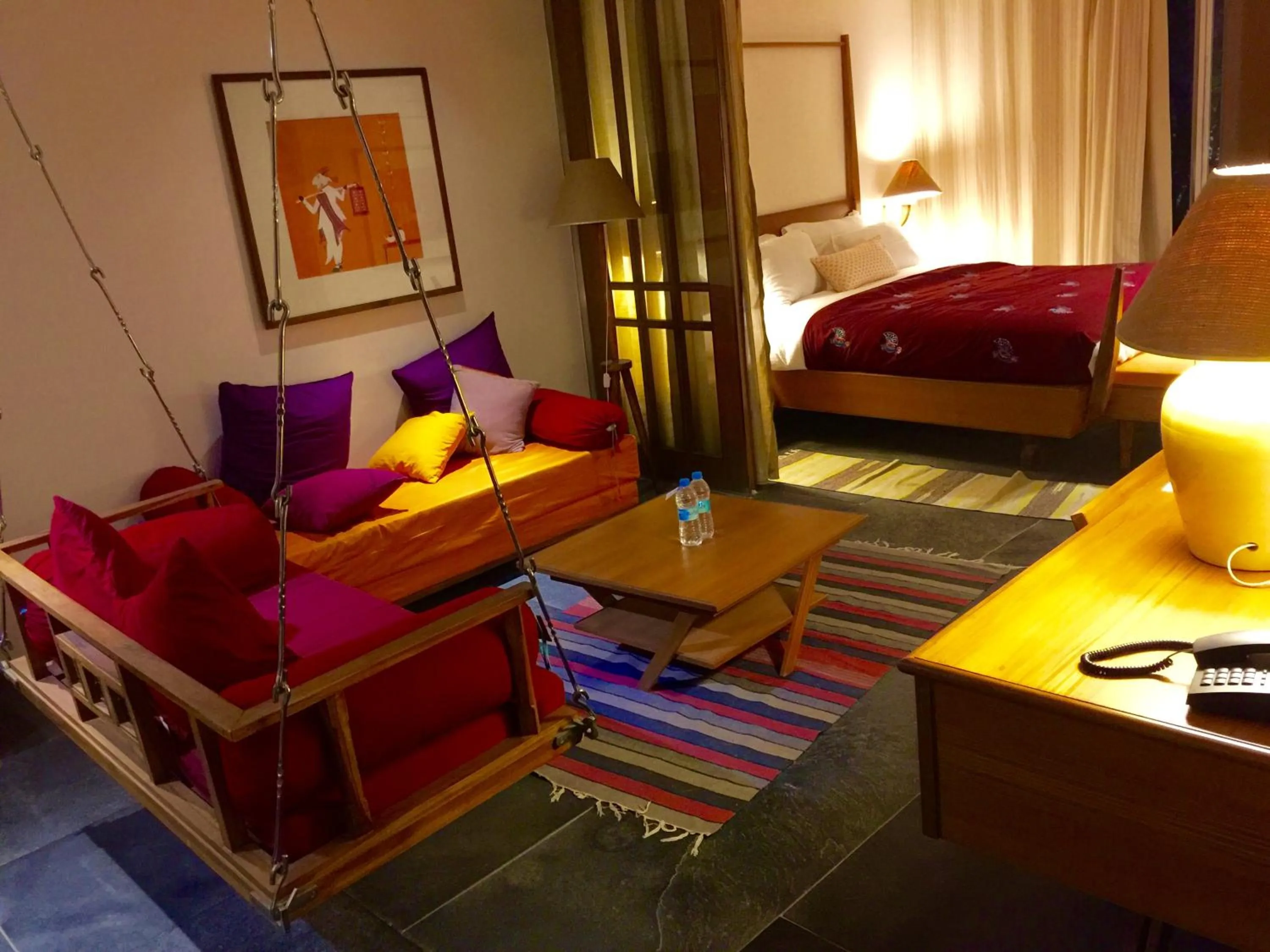 Decorative detail, Bed in The Sky Imperial Aarivaa Luxury Stays