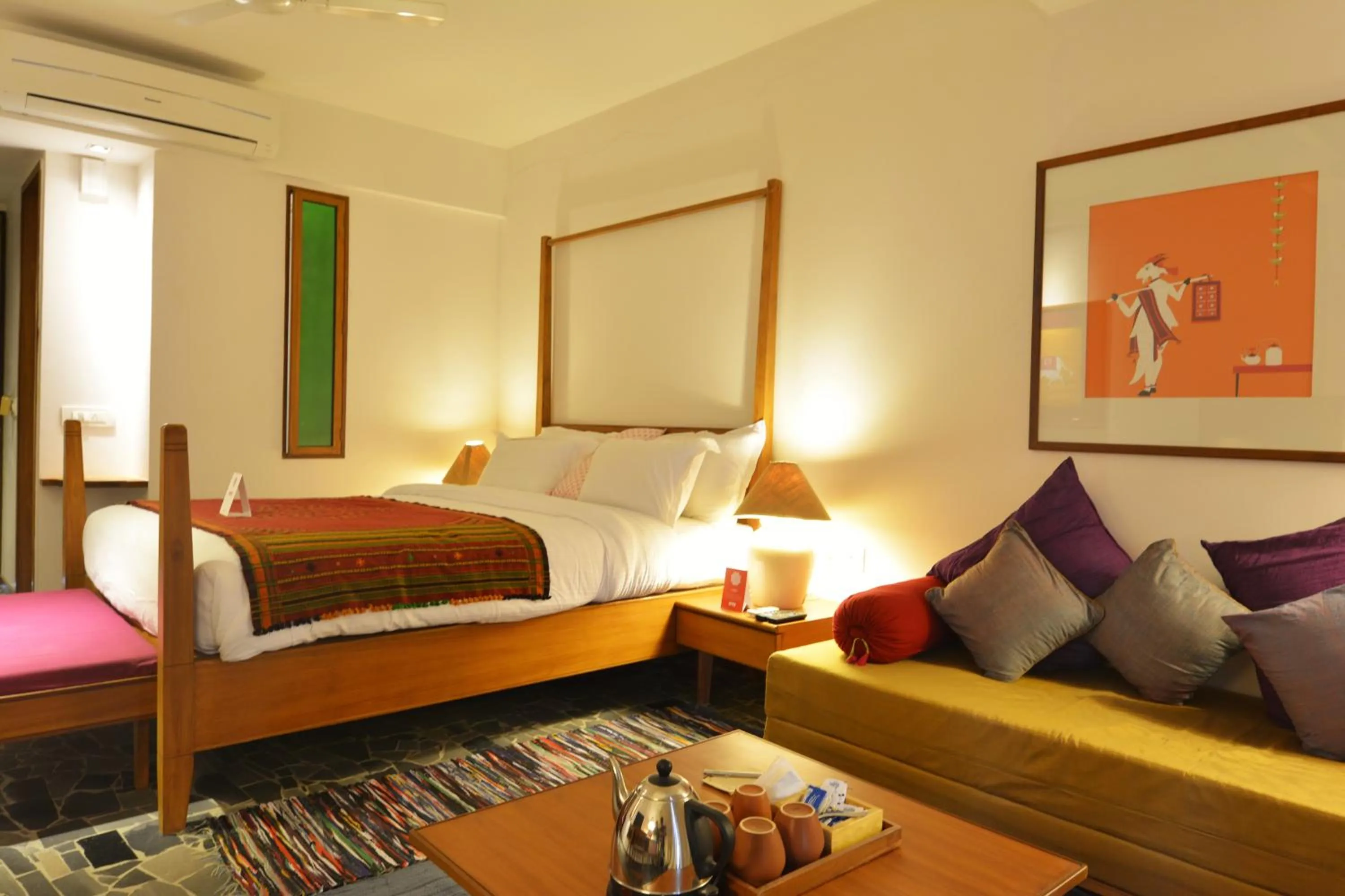 Decorative detail, Bed in The Sky Imperial Aarivaa Luxury Stays