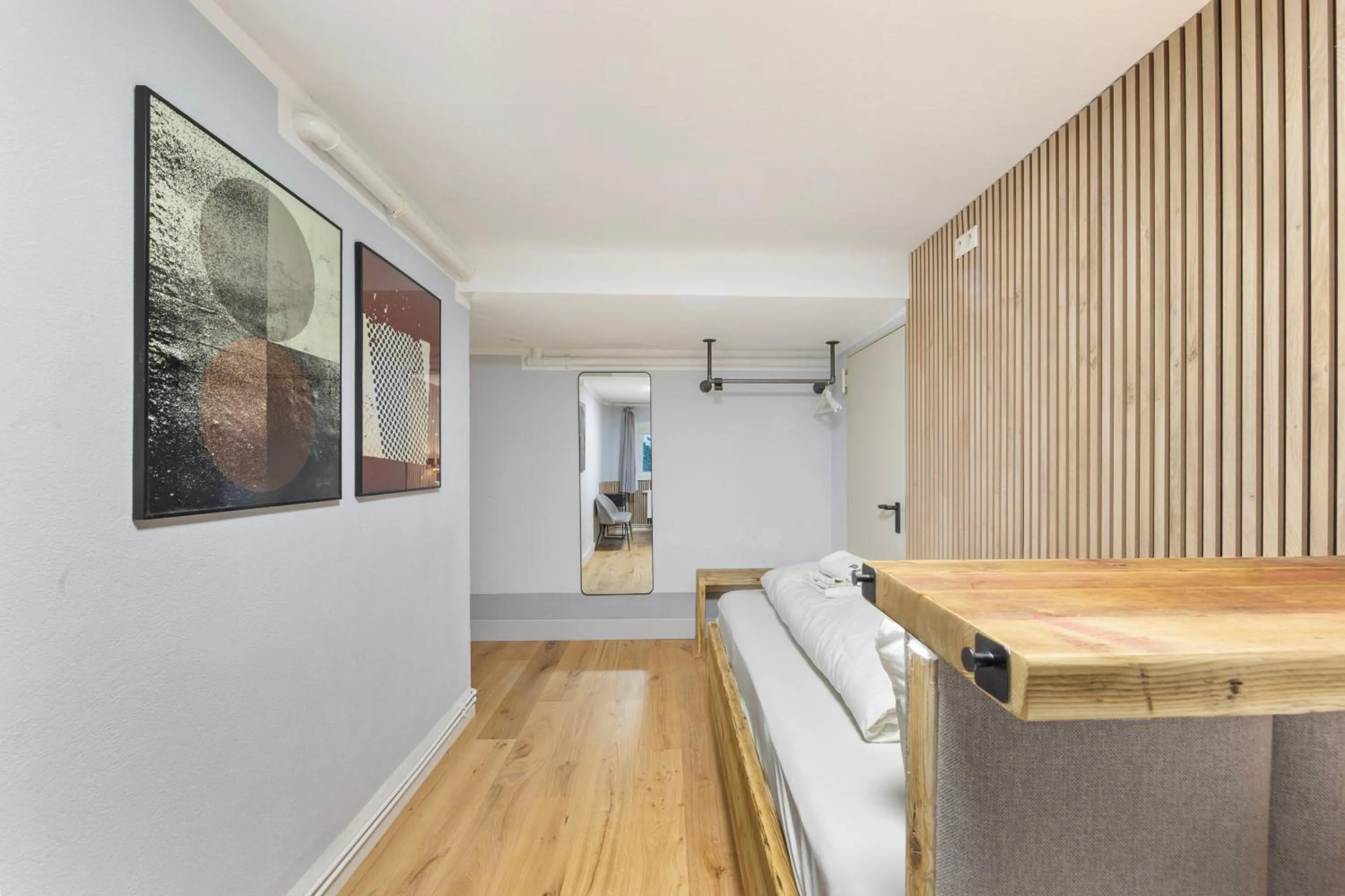 Bedroom in Big family apartment Berlin Treptower Park