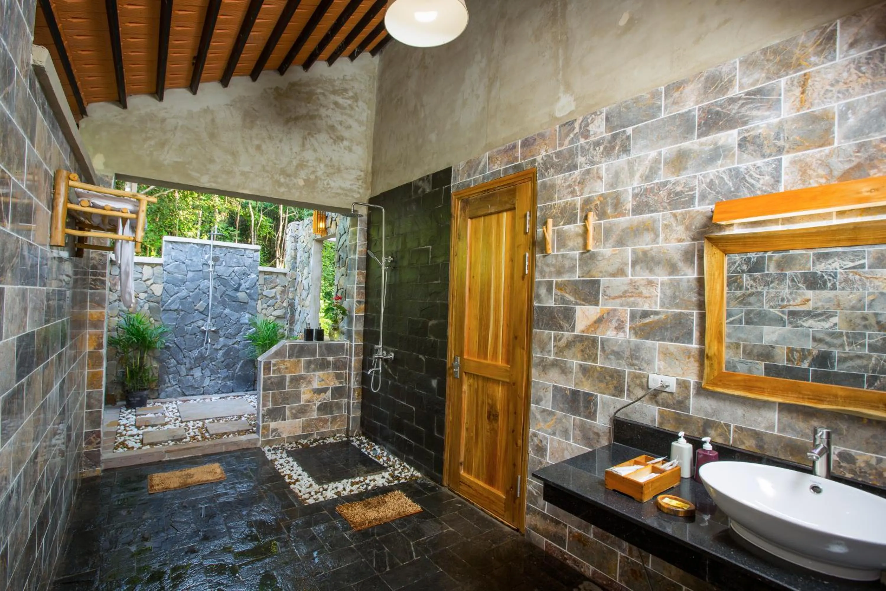 Shower in Valley Village Phu Quoc
