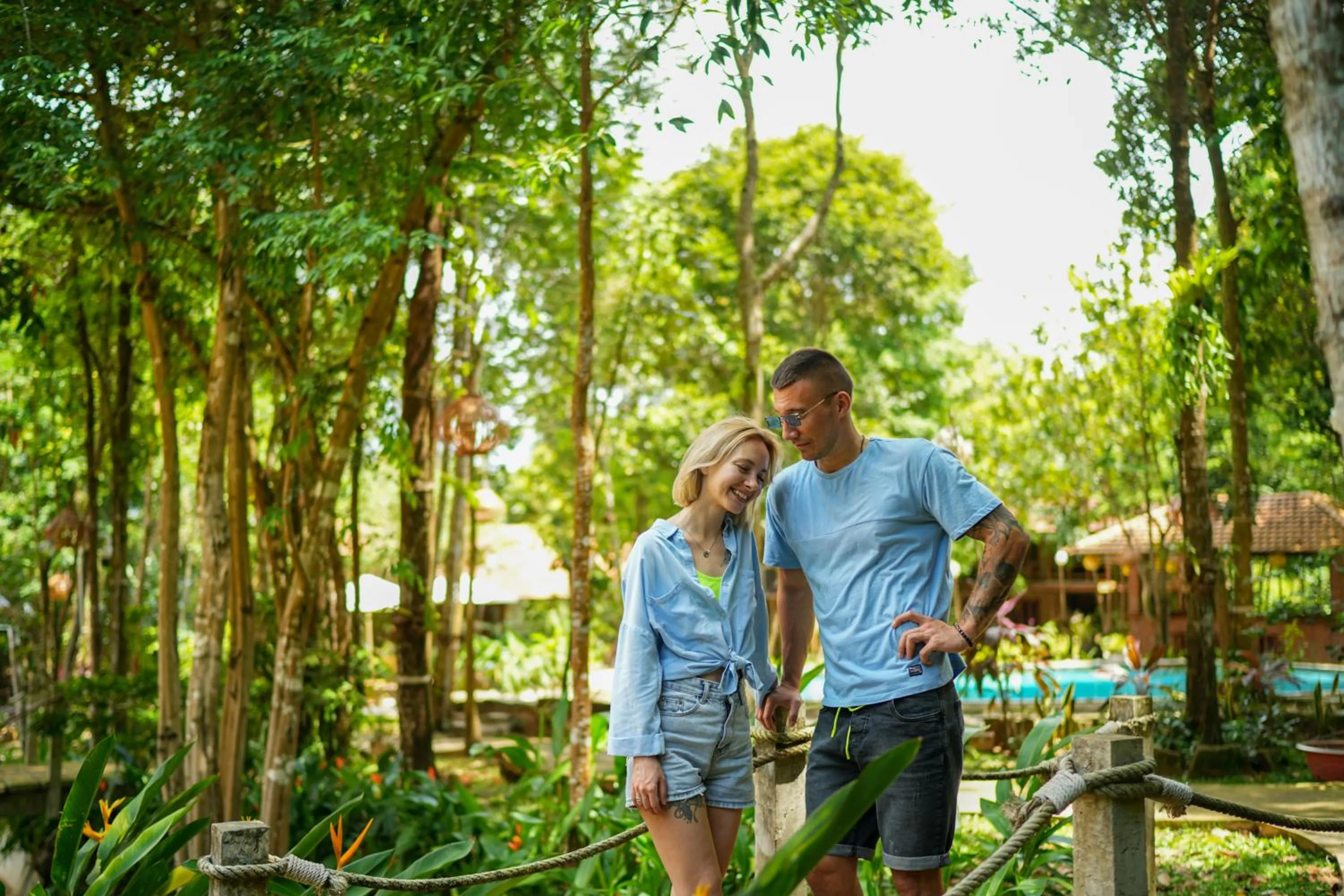 People in Valley Village Phu Quoc