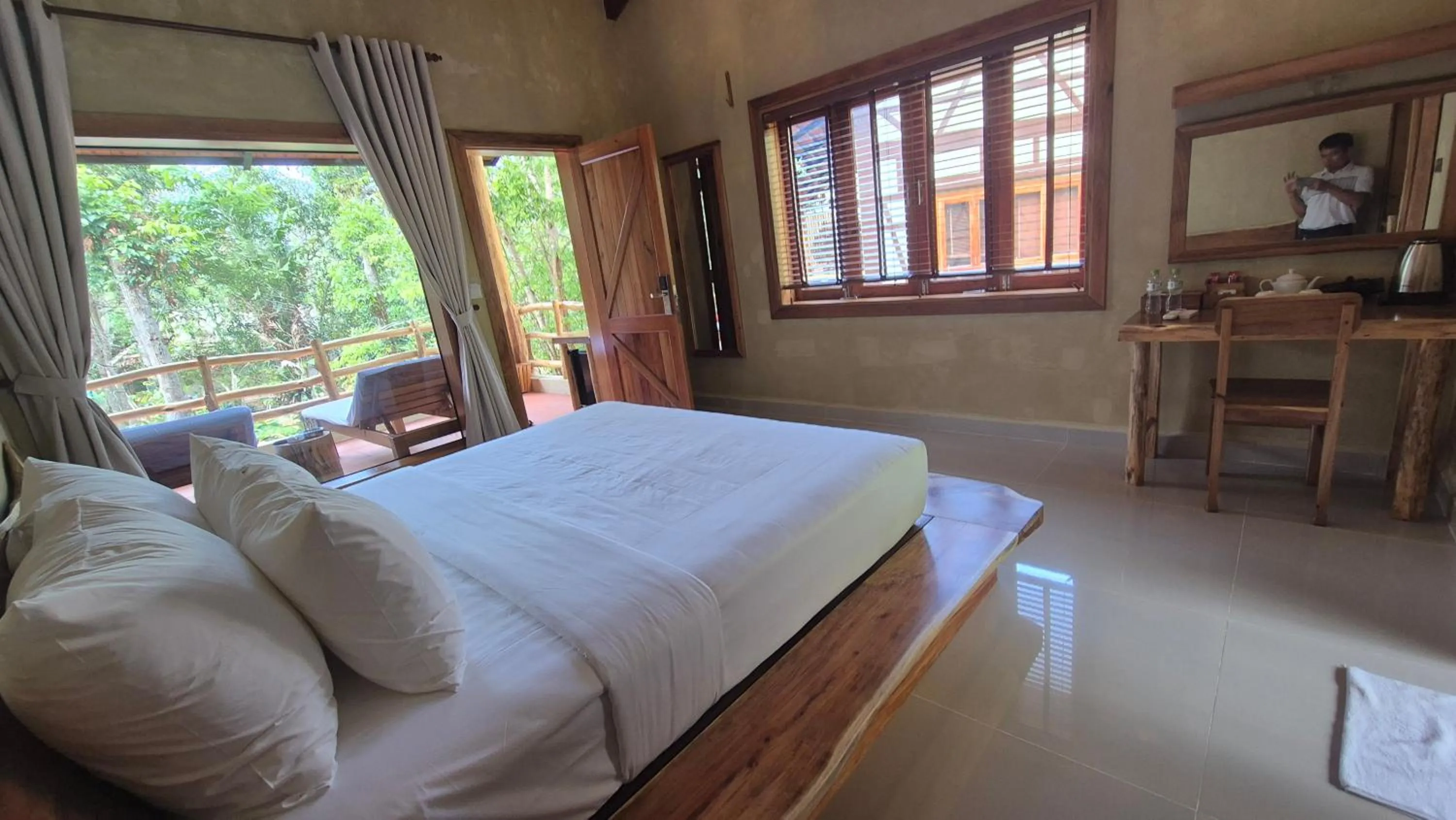 Shower, Bed in Valley Village Resort Phu Quoc