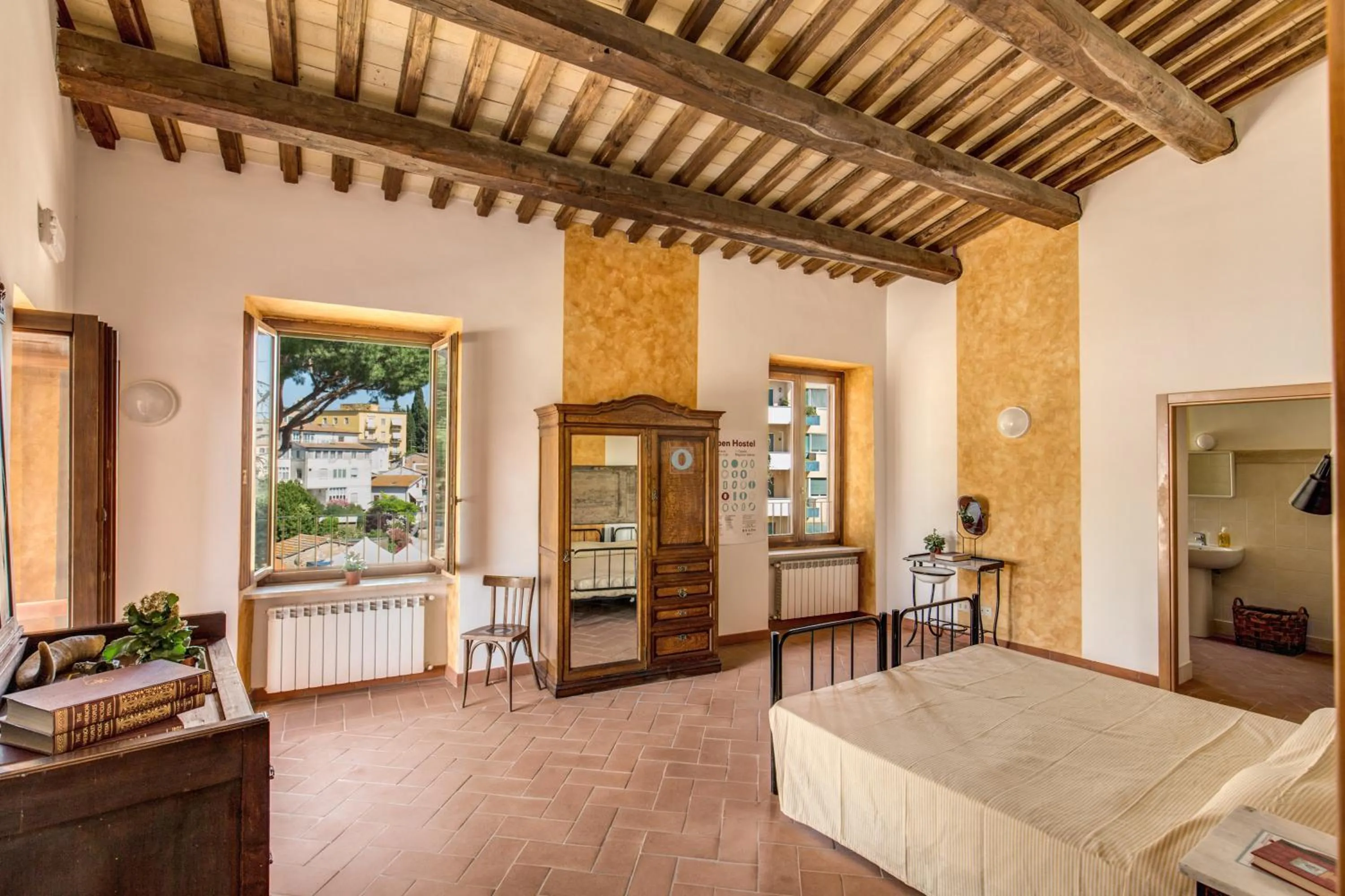 Bedroom, Bed in ecOstello Magliano Sabina