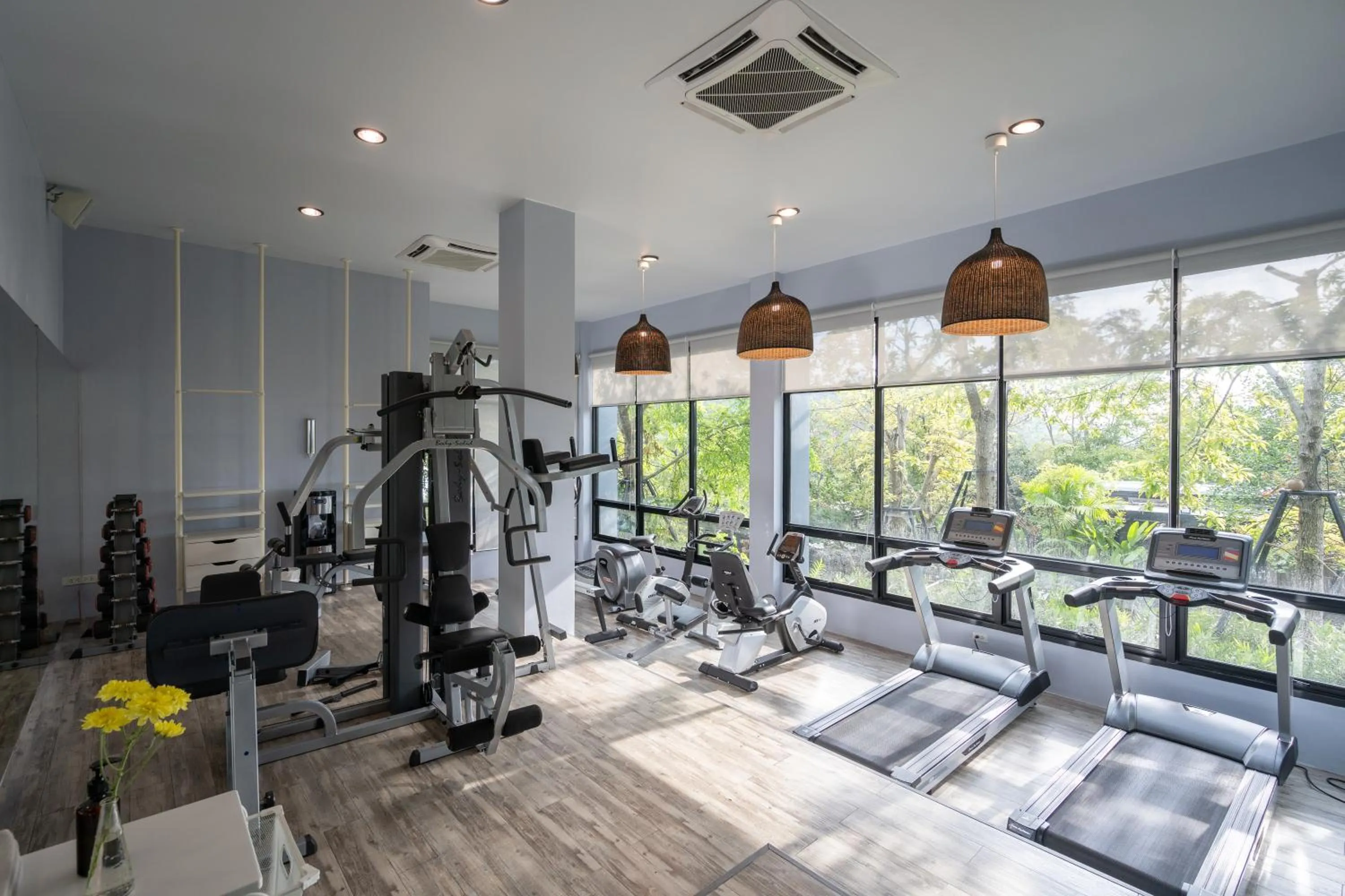 Fitness centre/facilities in The Paz Resort Khao Yai