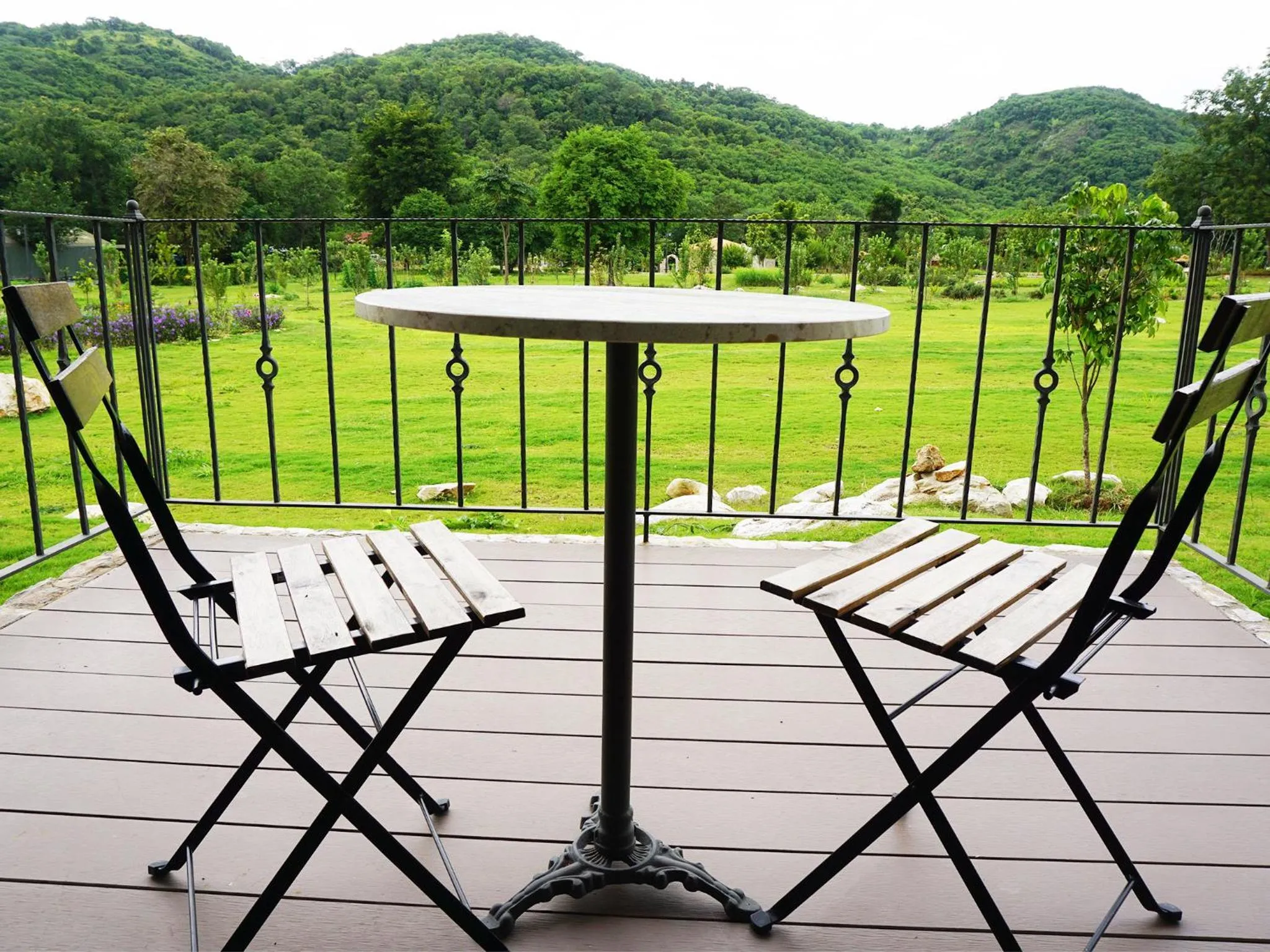 Balcony/Terrace in Mela Garden Retreat Cottage