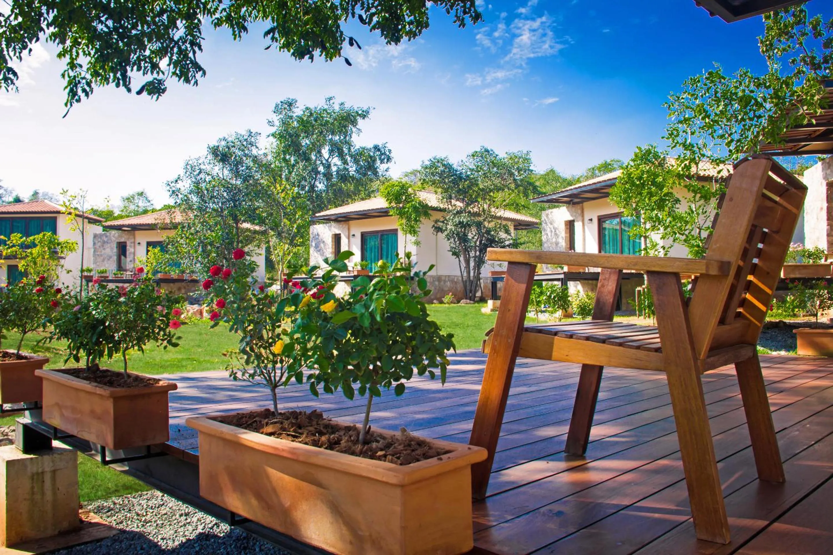 Garden view in Mela Garden Retreat Cottage