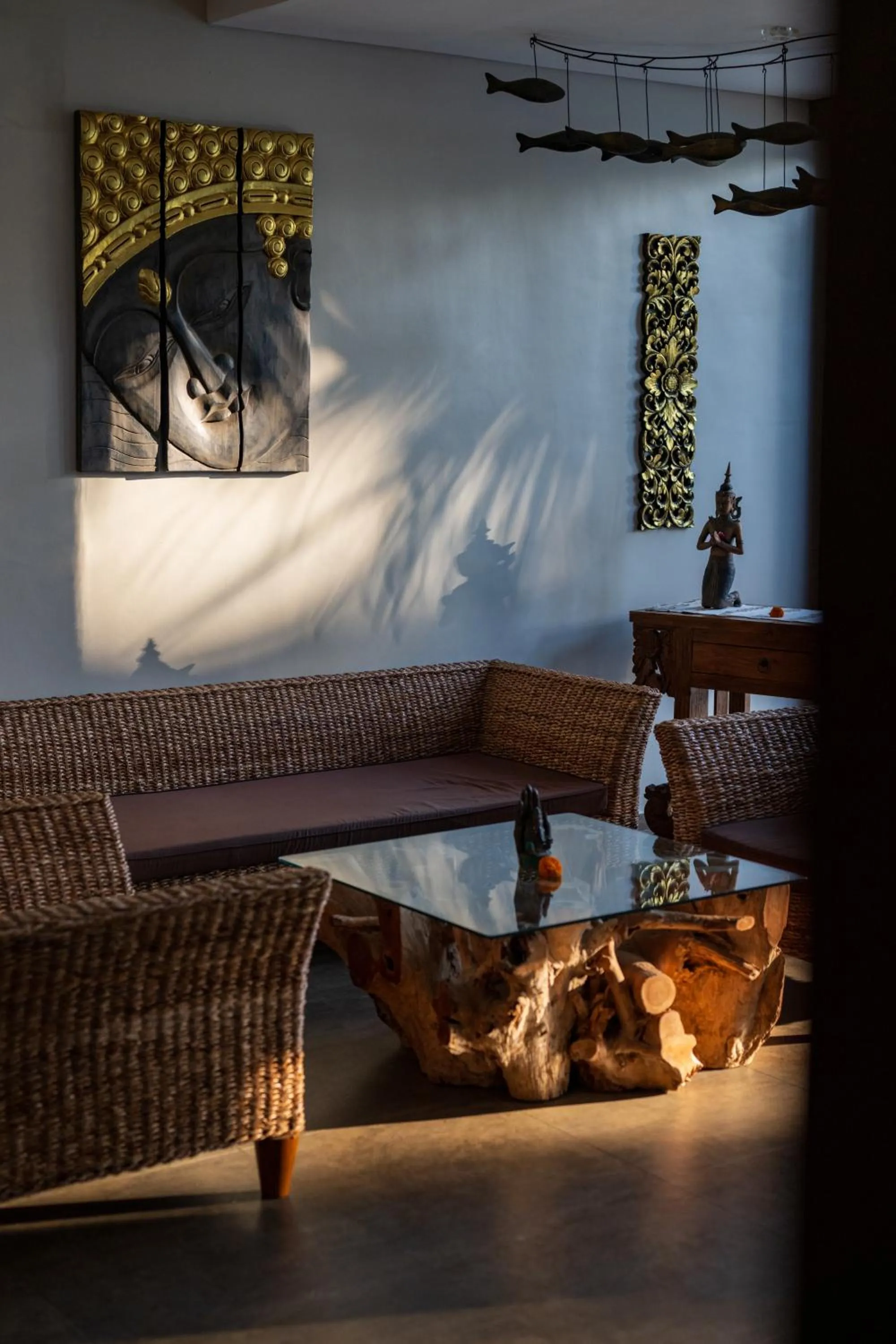 Living room in Relax Bali Dive & SPA ocean front resort