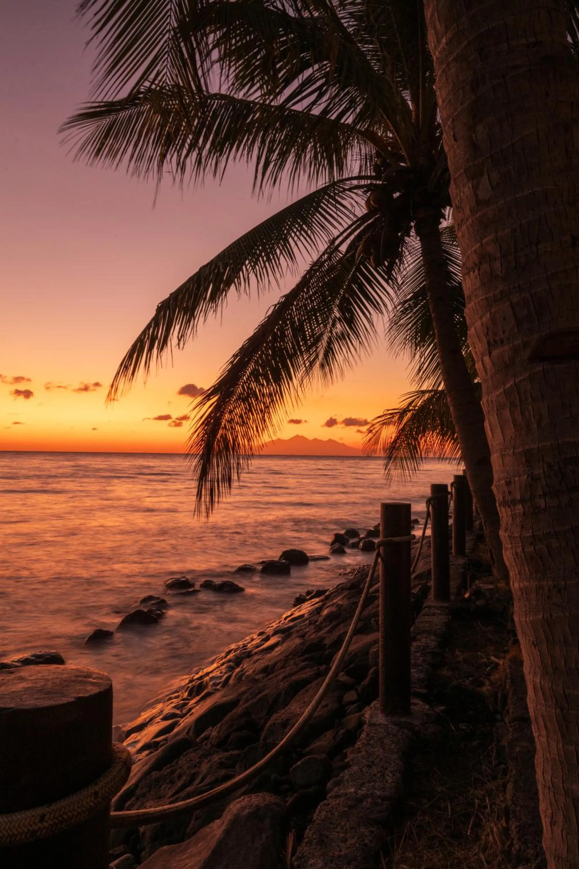 Sunrise in Relax Bali Dive & SPA ocean front resort
