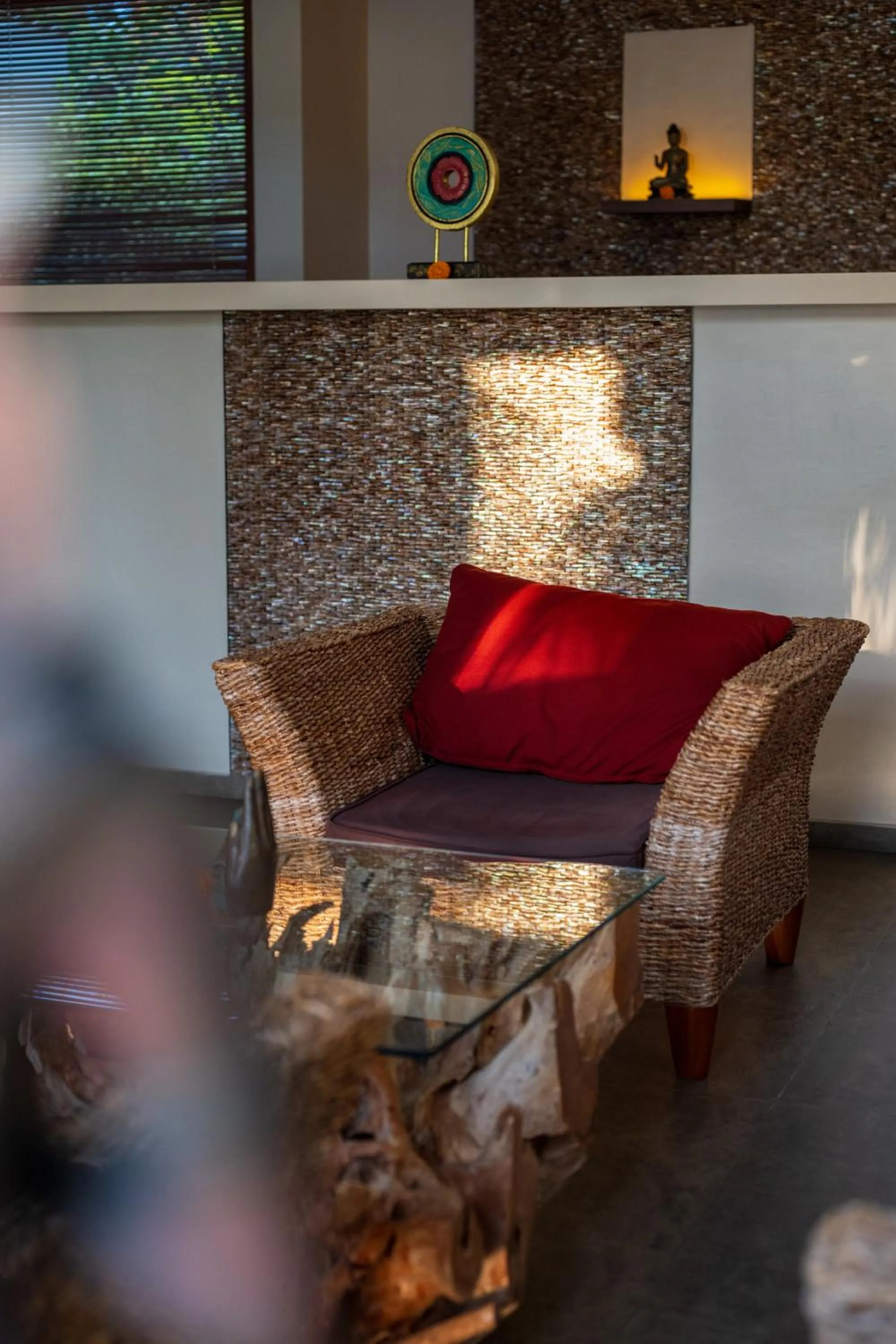 Living room in Relax Bali Dive & SPA ocean front resort