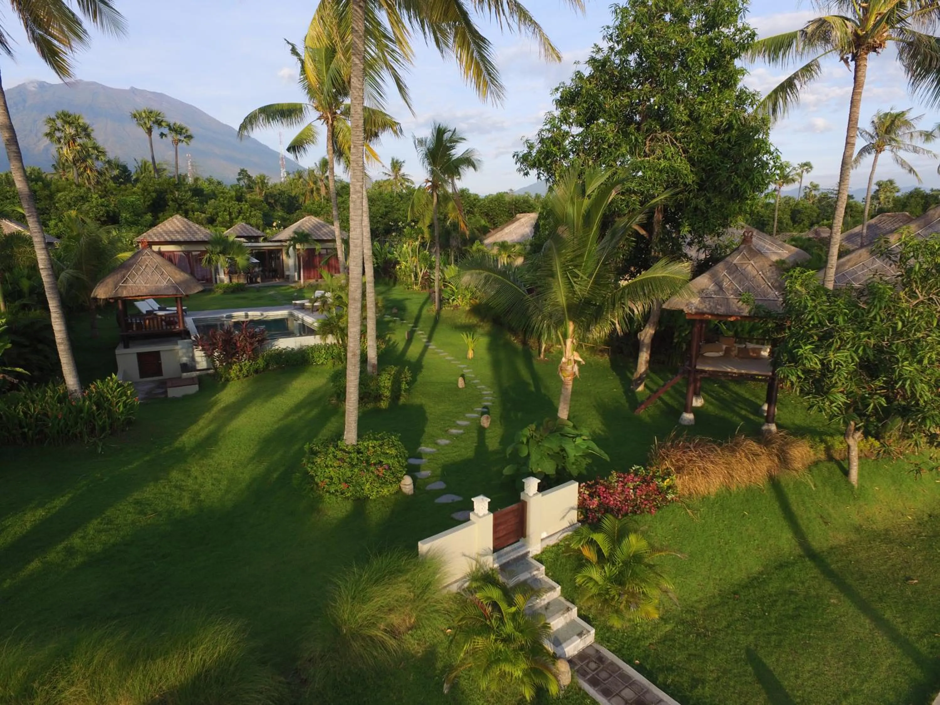 Property building in Relax Bali Dive & SPA ocean front resort