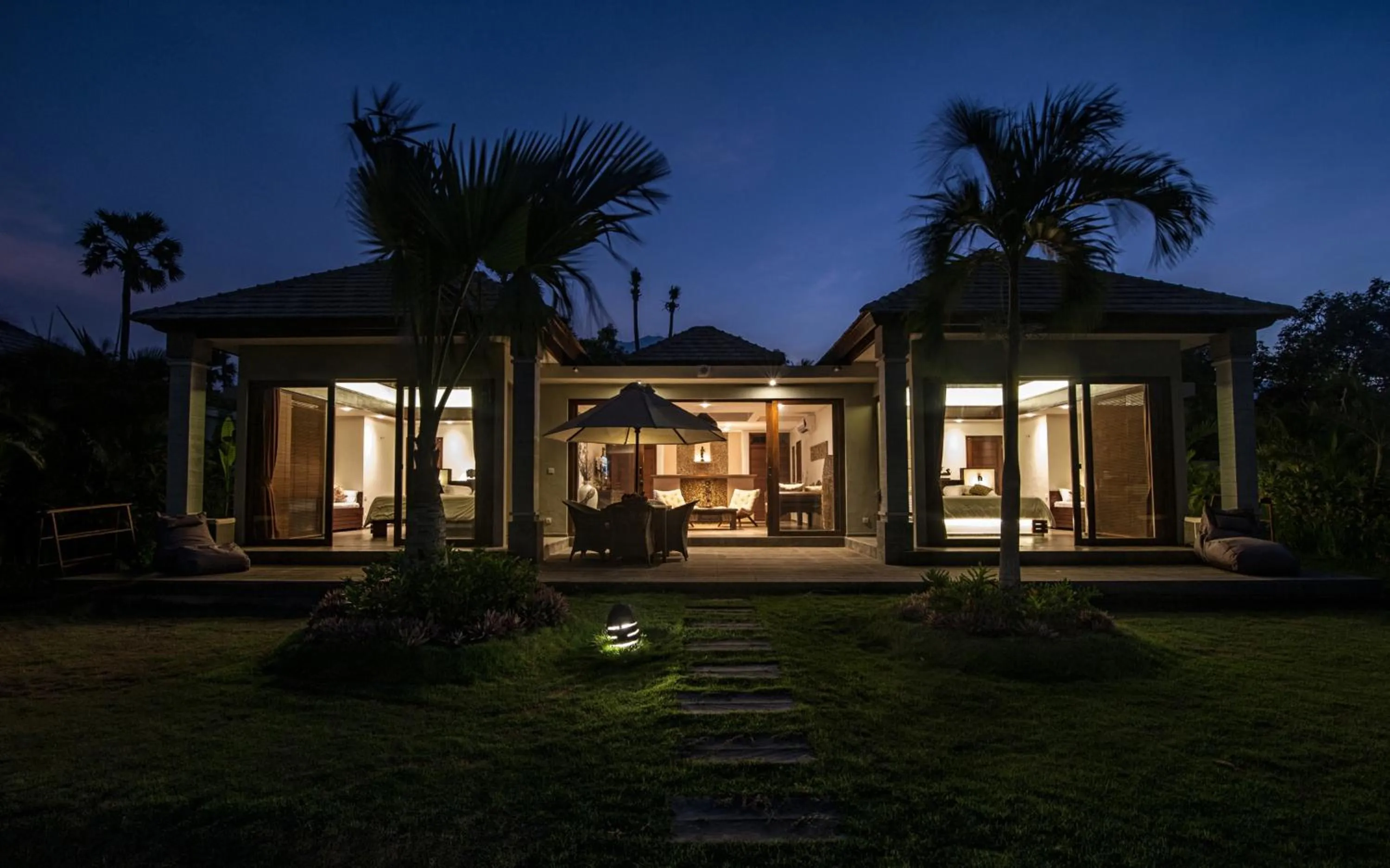 Balcony/Terrace in Relax Bali Dive & SPA ocean front resort