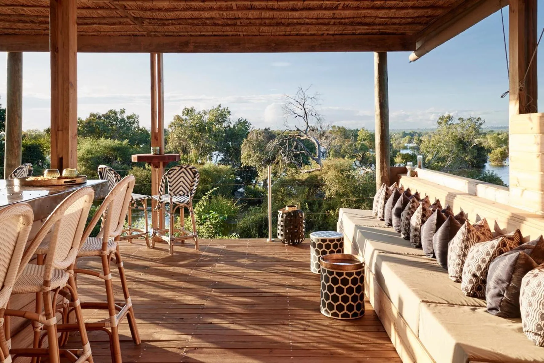 Balcony/Terrace in Victoria Falls River Lodge