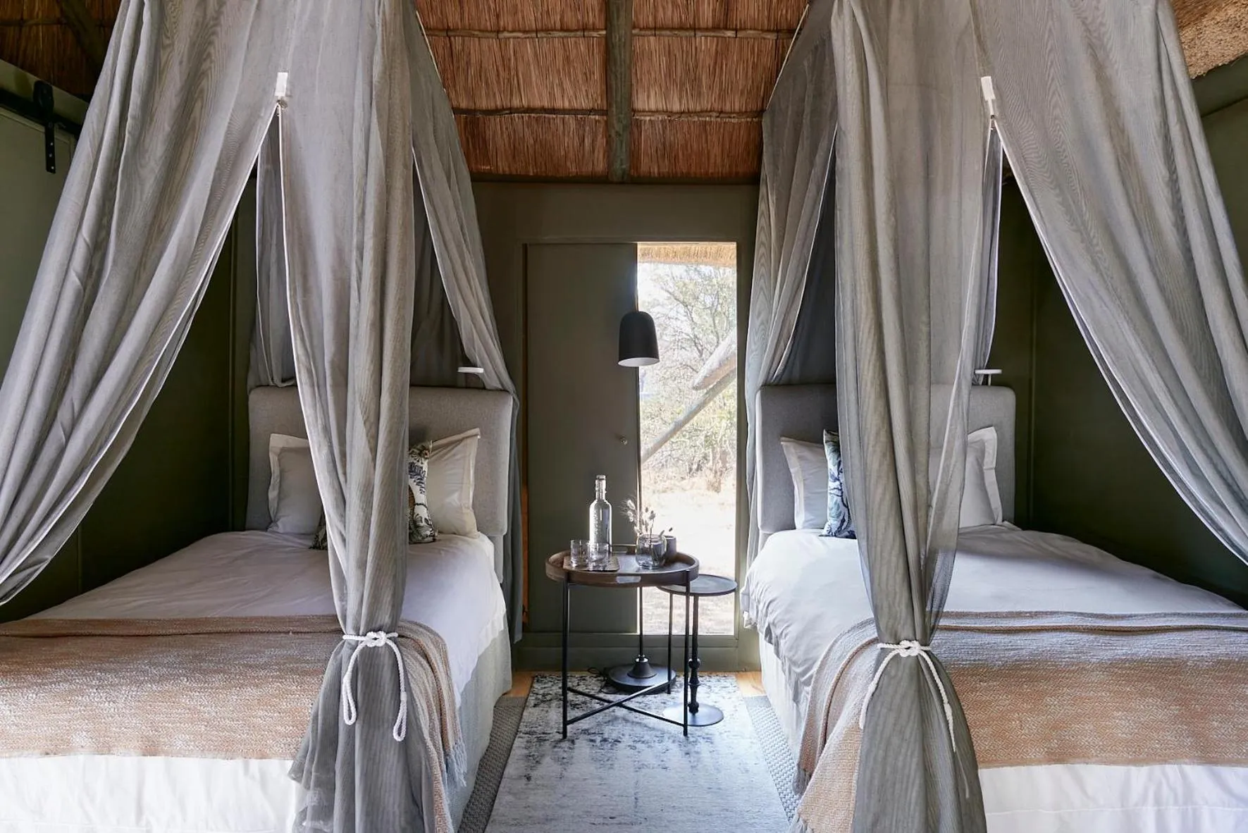 View (from property/room), Bed in Victoria Falls River Lodge