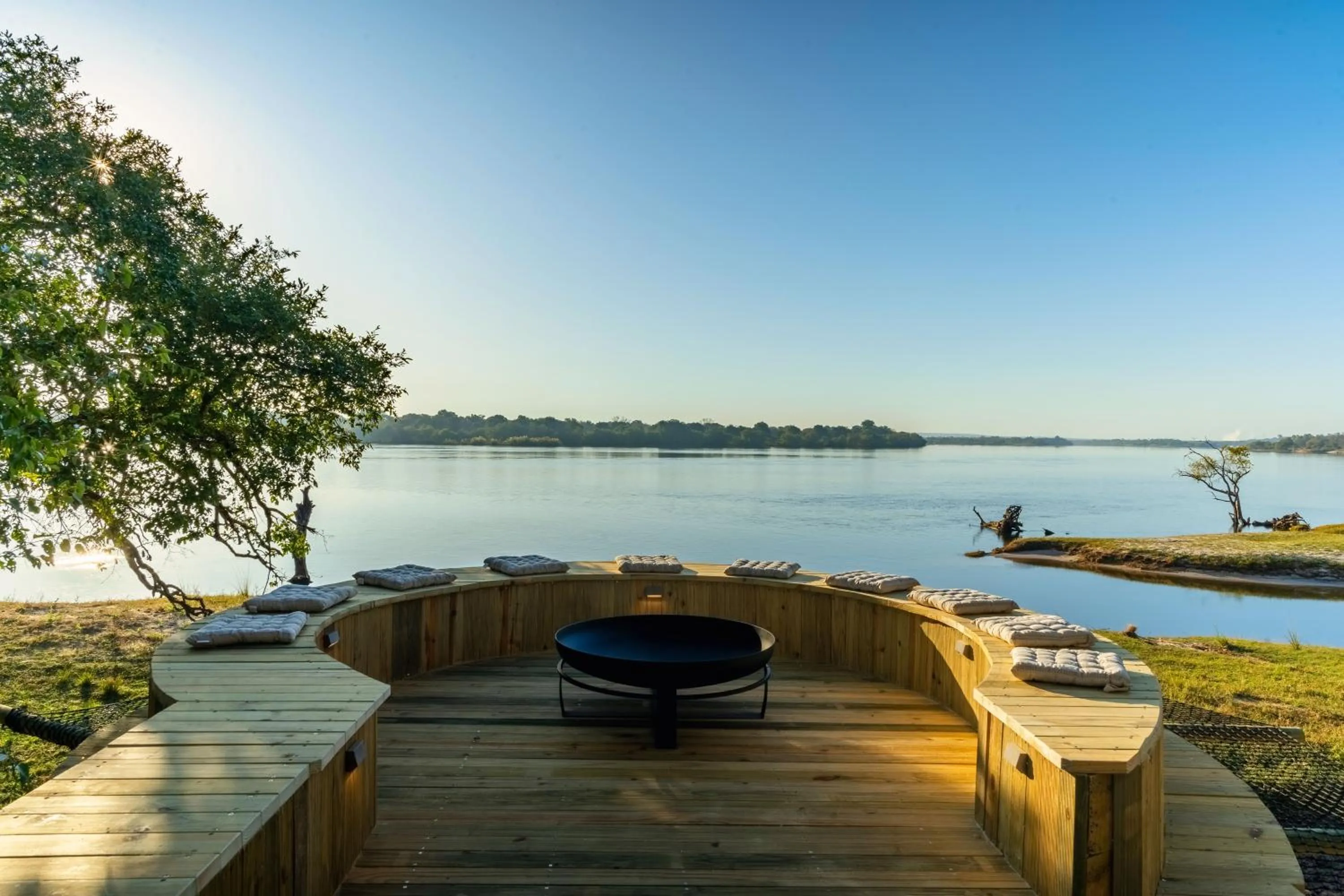 River view in Victoria Falls River Lodge