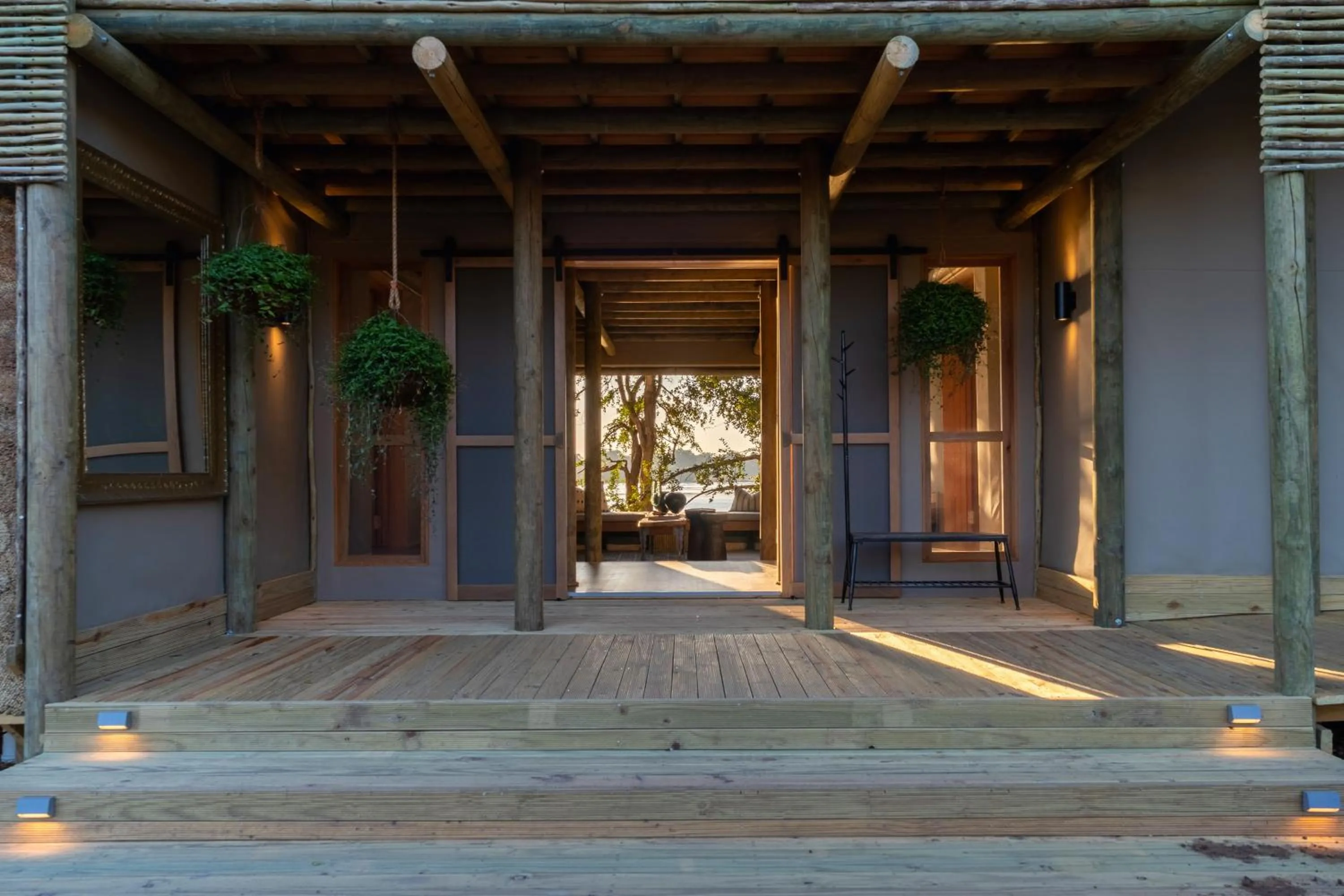 Facade/entrance in Victoria Falls River Lodge