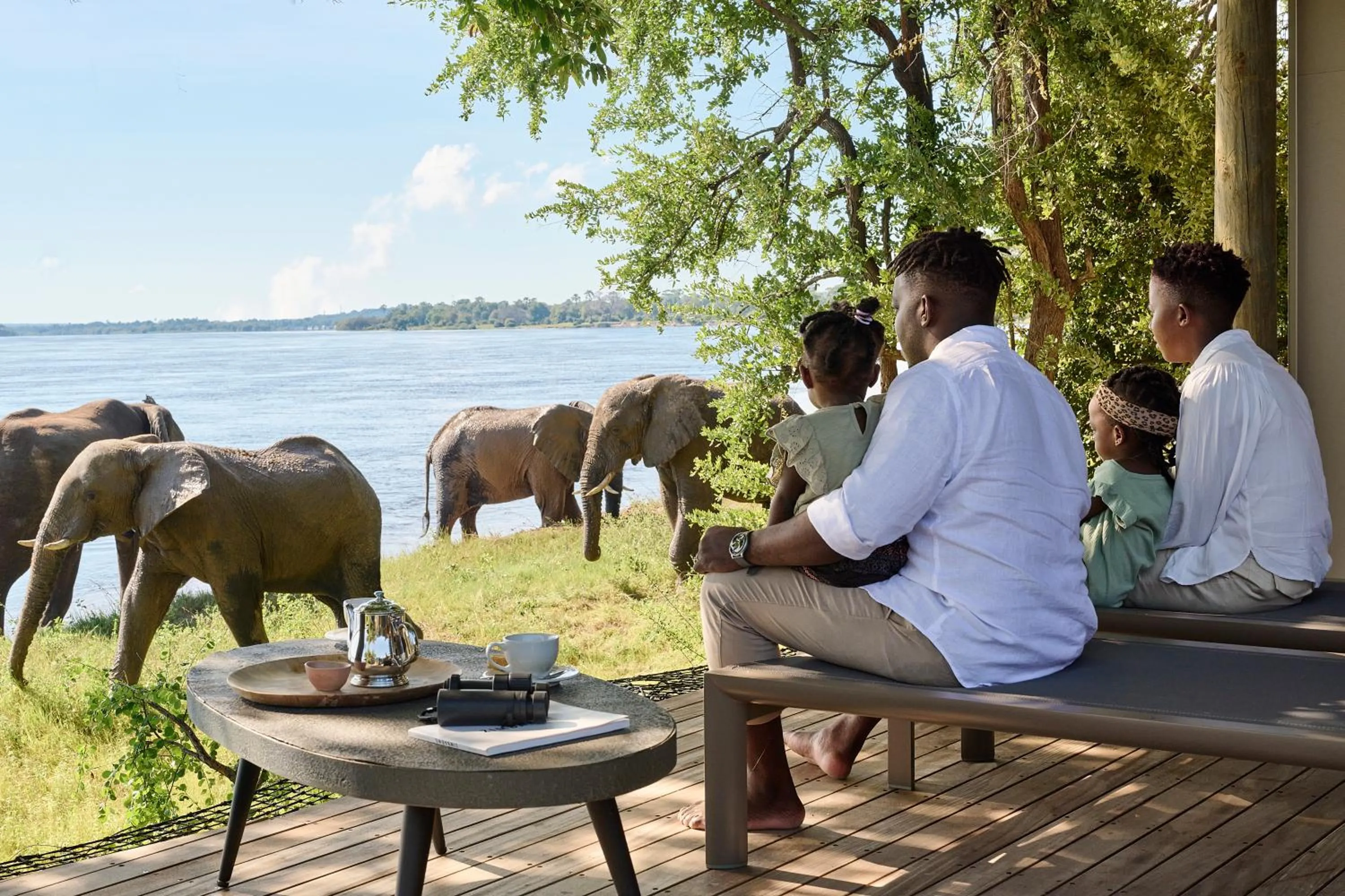 Animals in Victoria Falls River Lodge