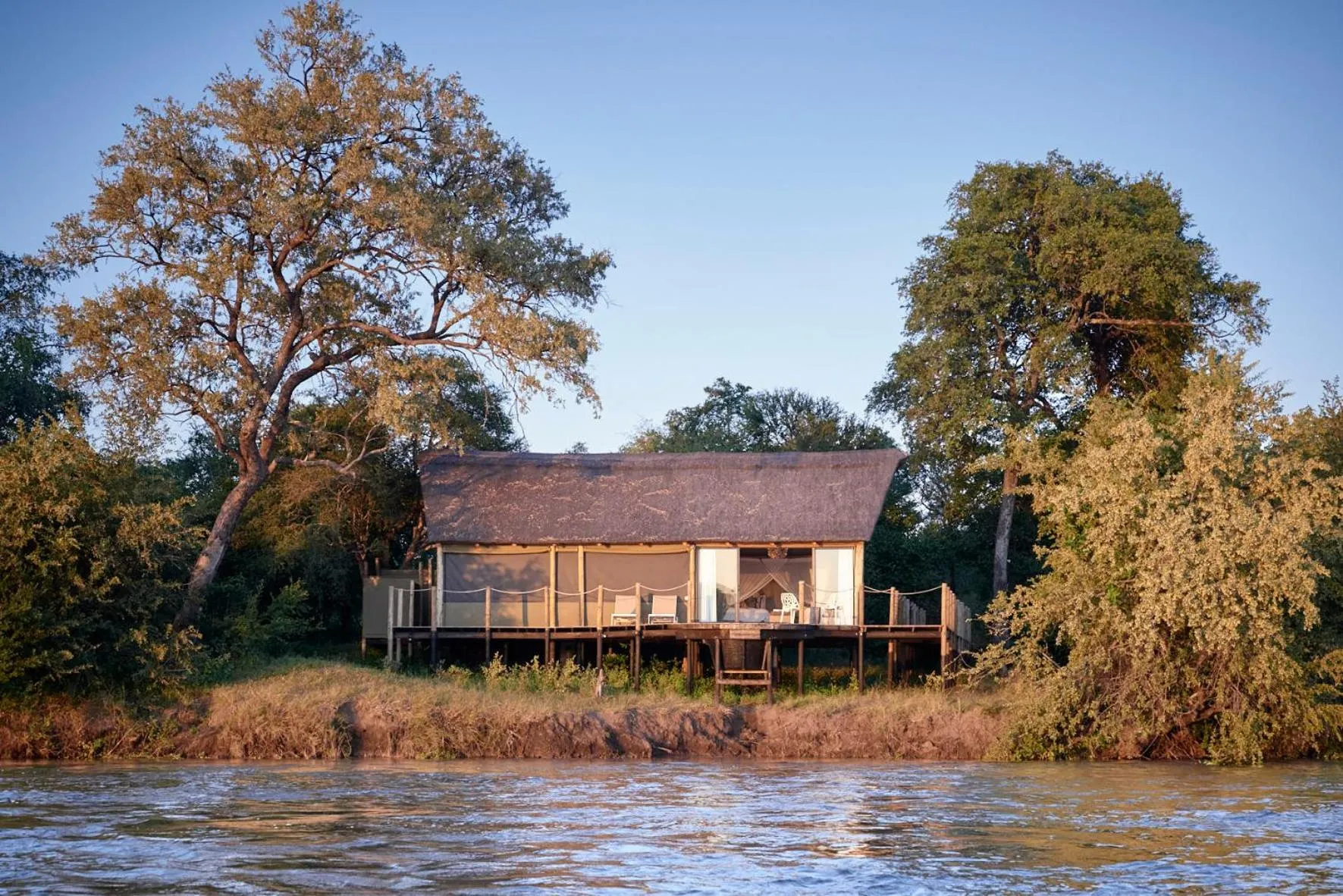 River view in Victoria Falls River Lodge
