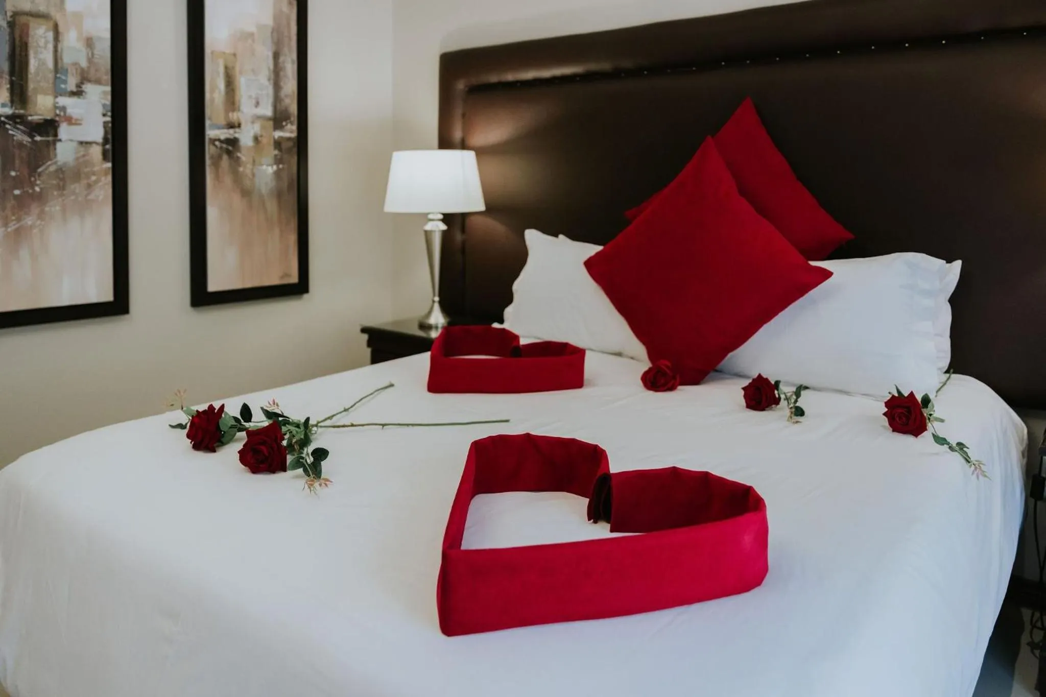 Bed in Le Grand Chateau Hotel