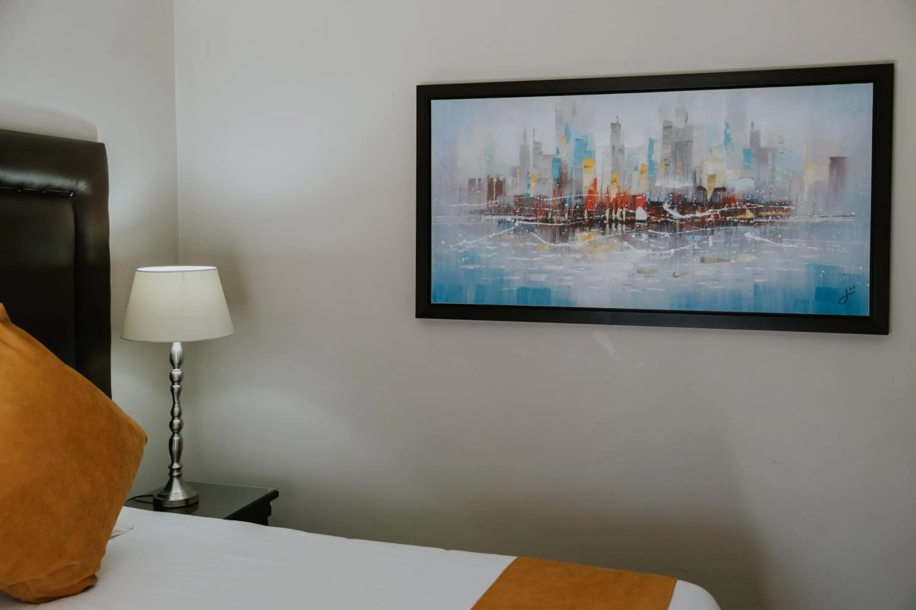 Bed in Le Grand Chateau Hotel