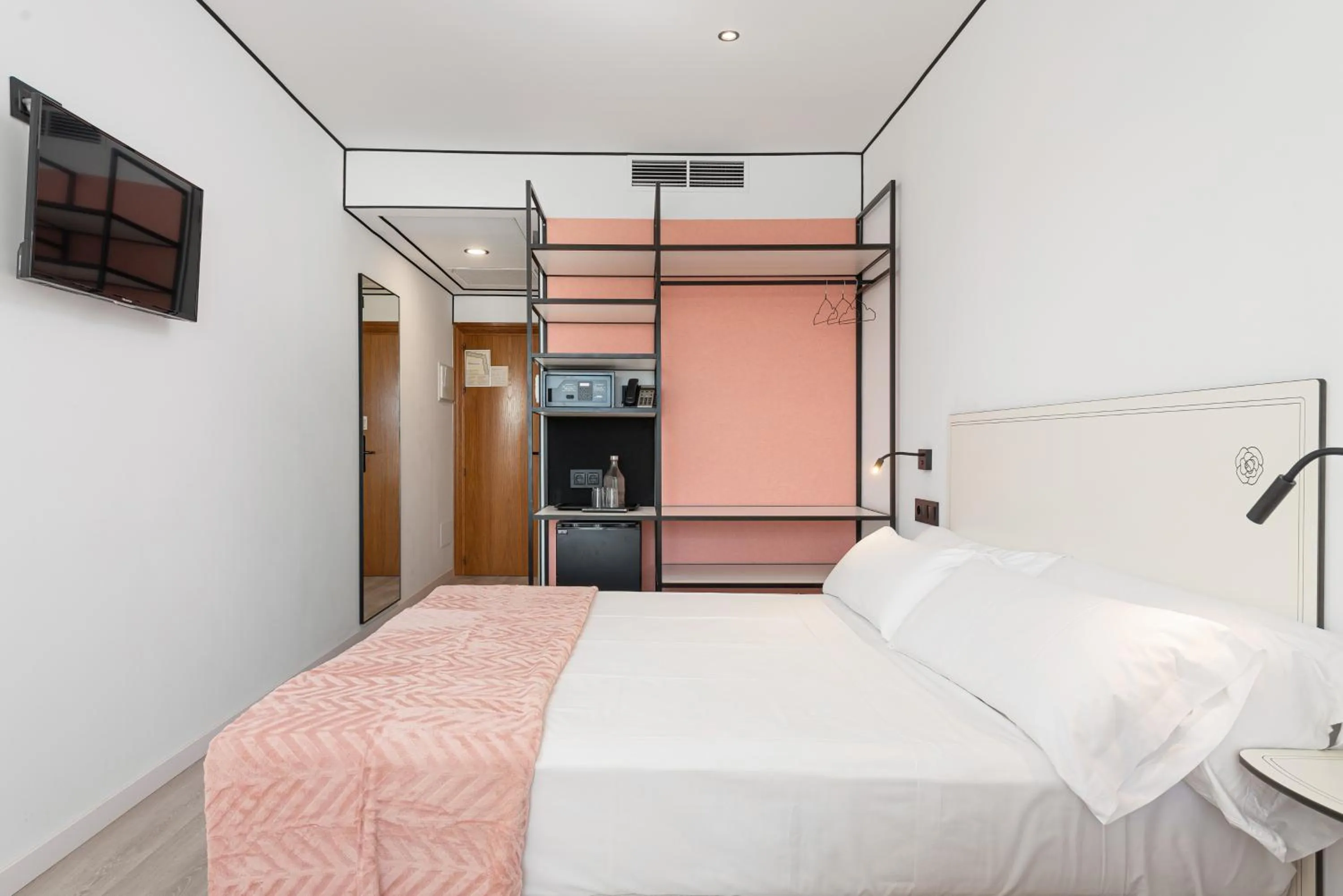 Bed in Hotel Condesa