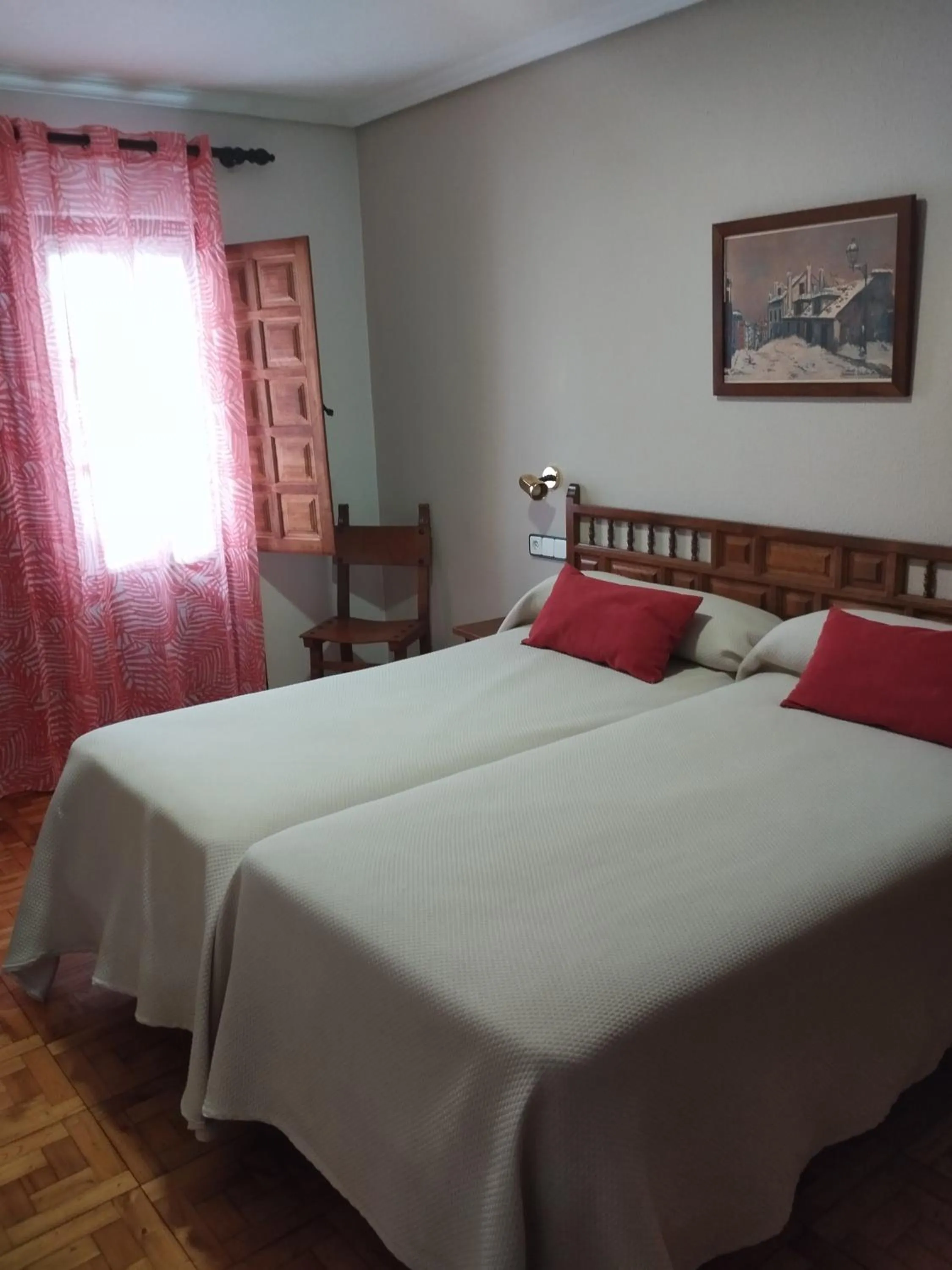 Bed in Hotel Los Hidalgos