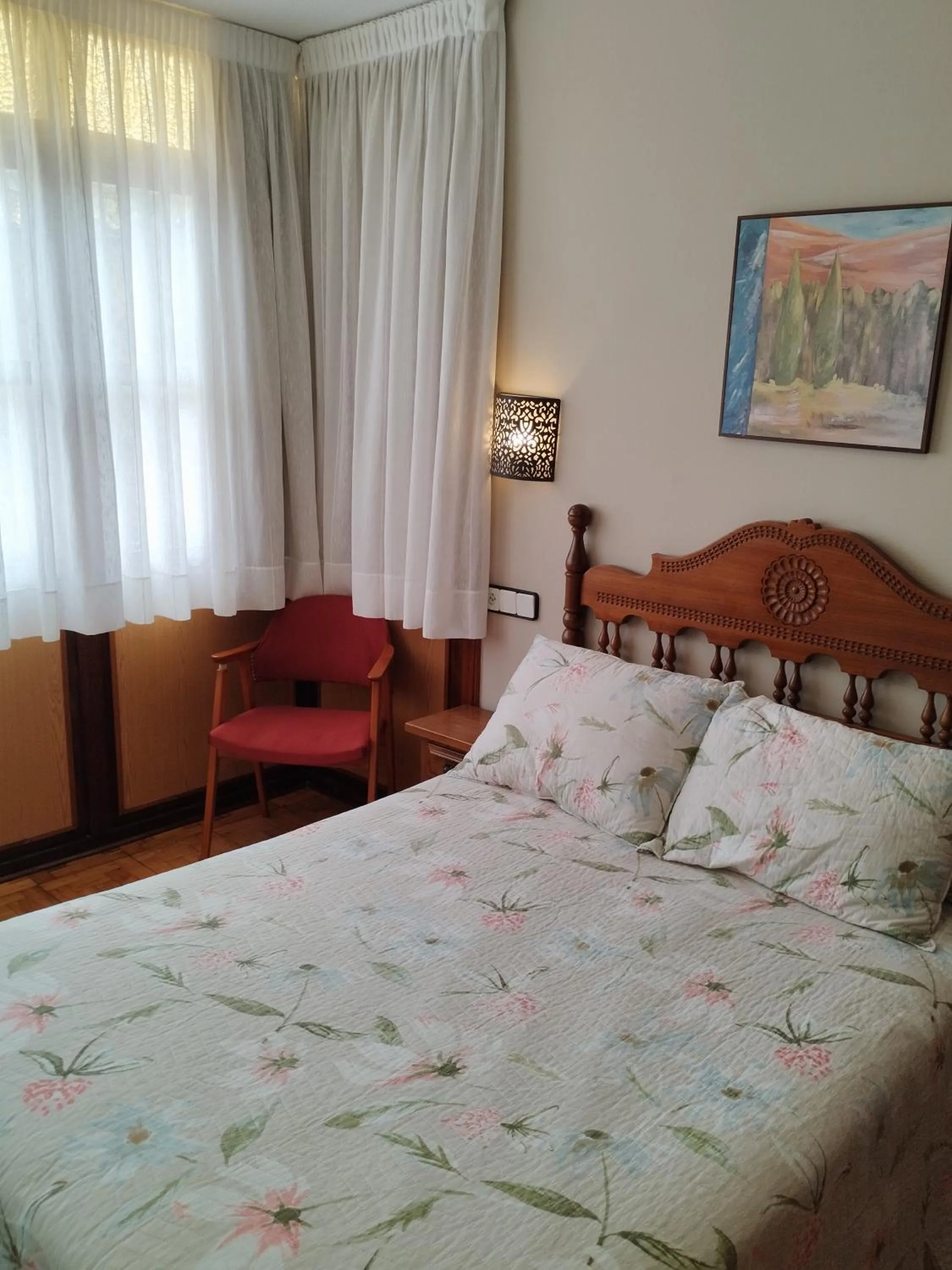 Bed in Hotel Los Hidalgos