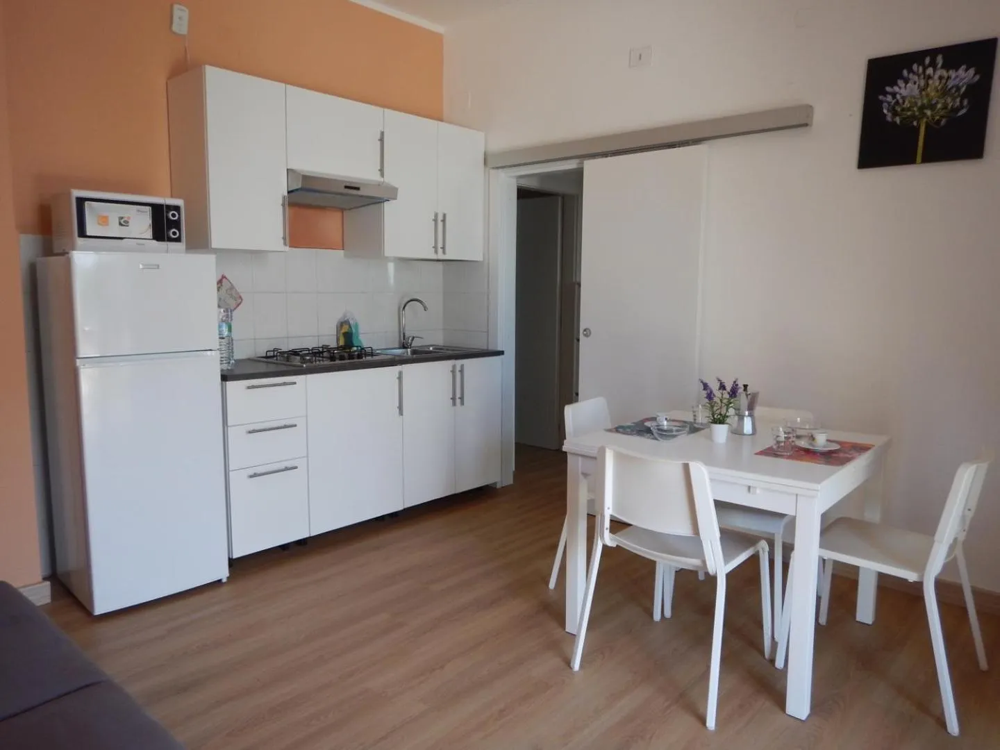 Kitchen or kitchenette in Ville Paola e Daniela