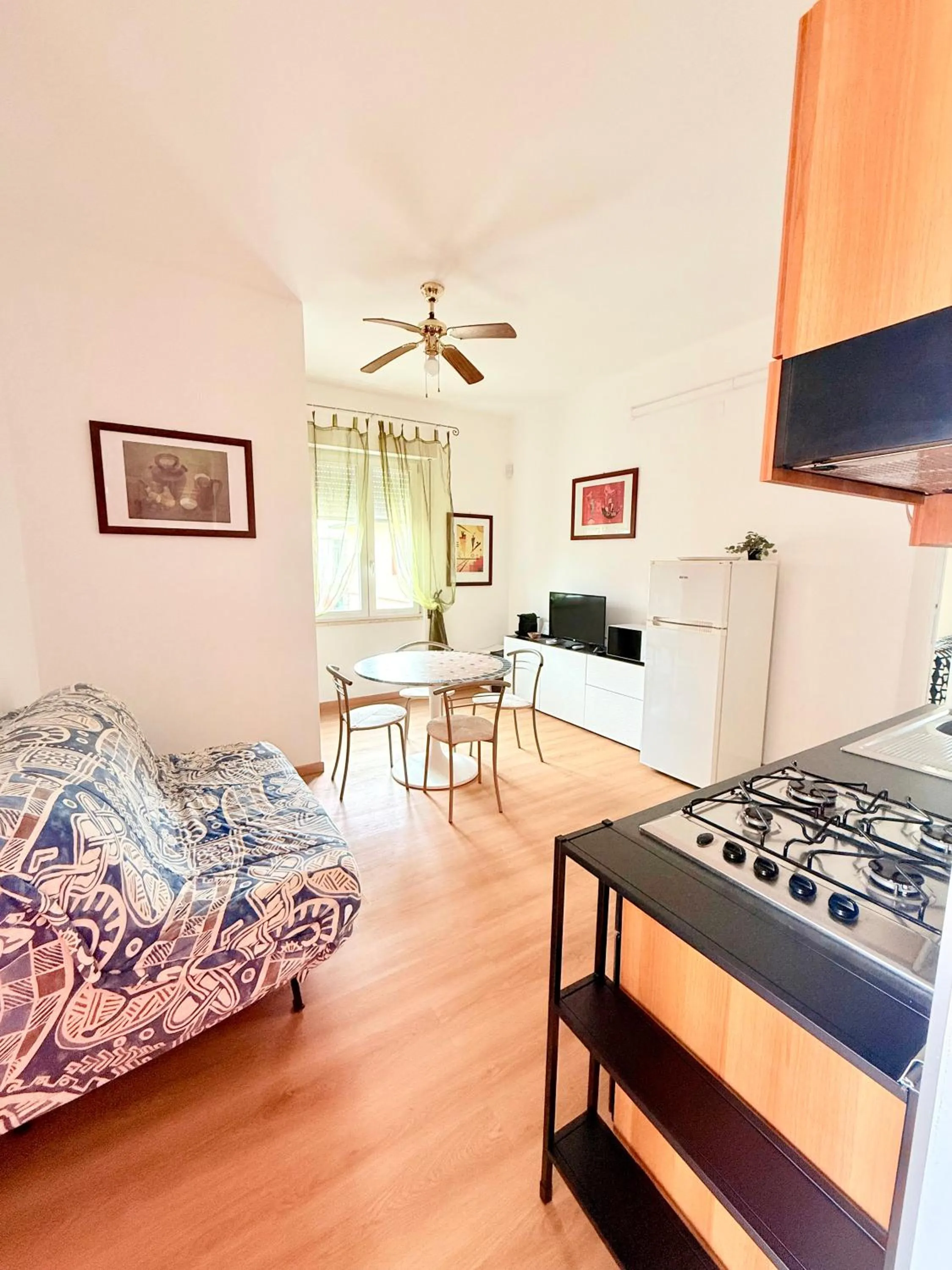 Kitchen or kitchenette, Bed in Ville Paola e Daniela