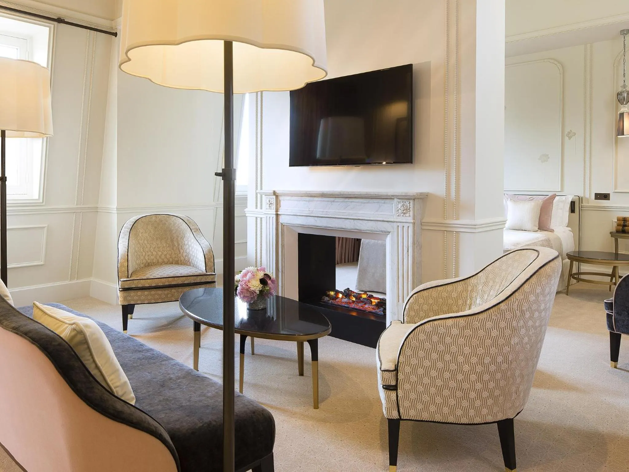 Living room in Le Narcisse Blanc