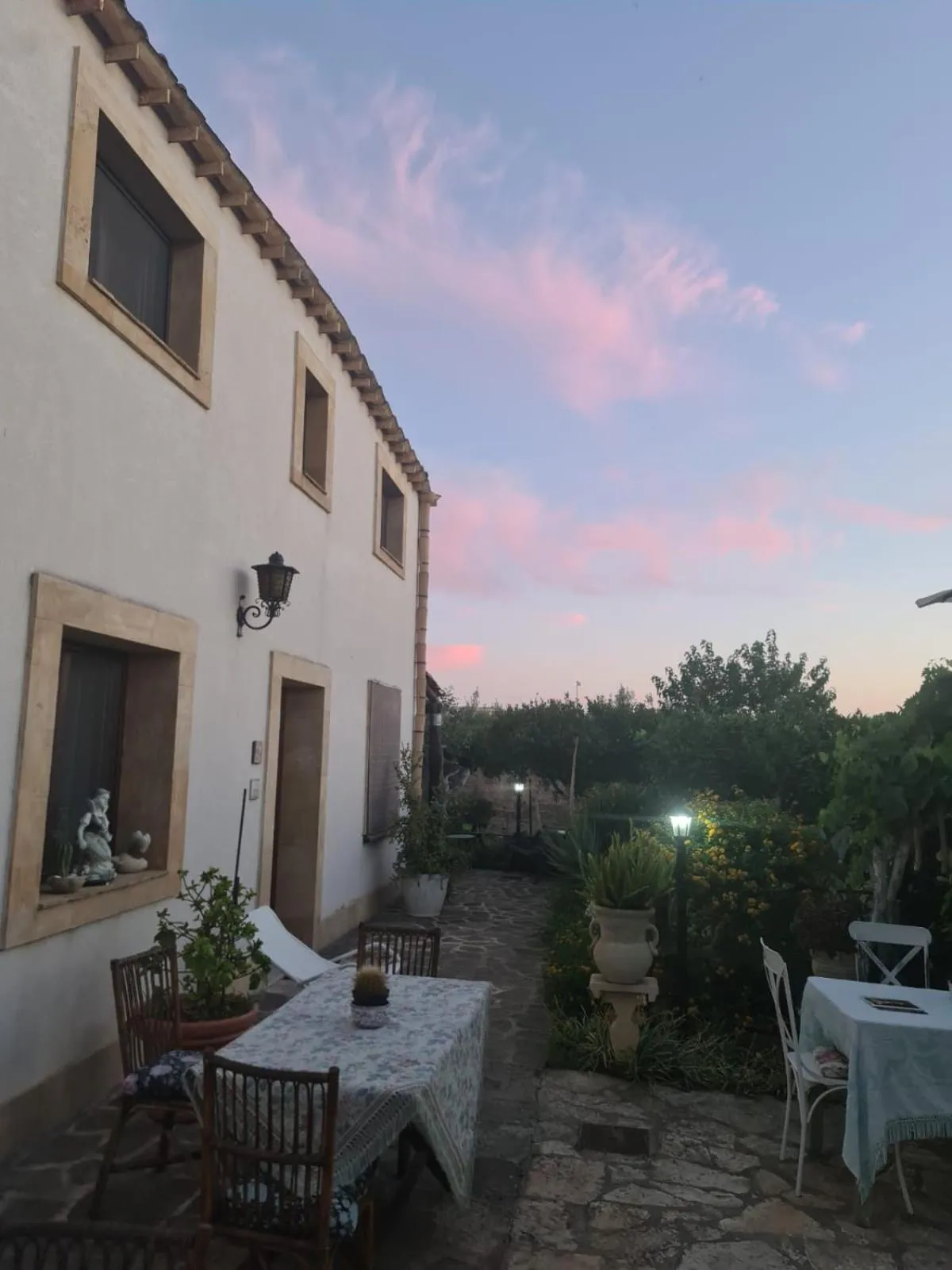 Patio in B&B Le Macine 1868