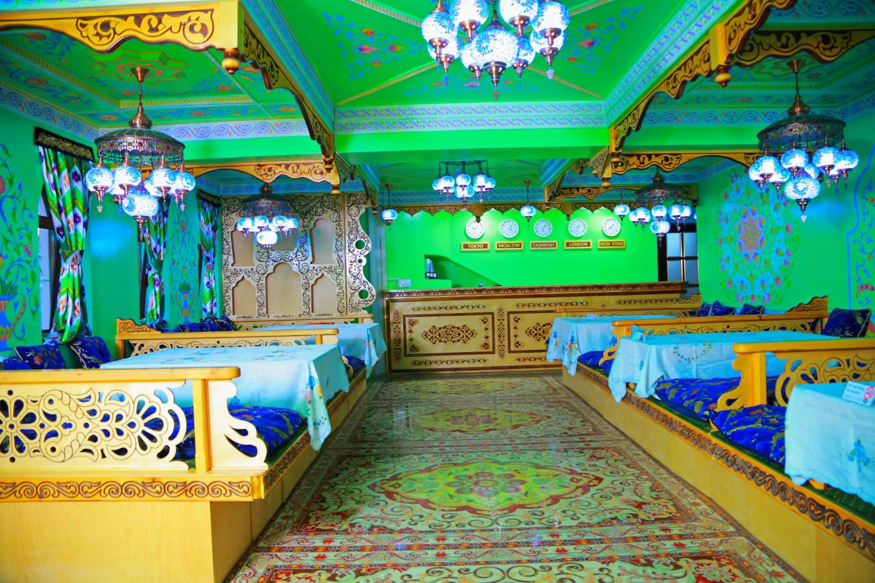 Communal lounge/ TV room in HON SAROY - immerse atmosphere in the epoch of the khans