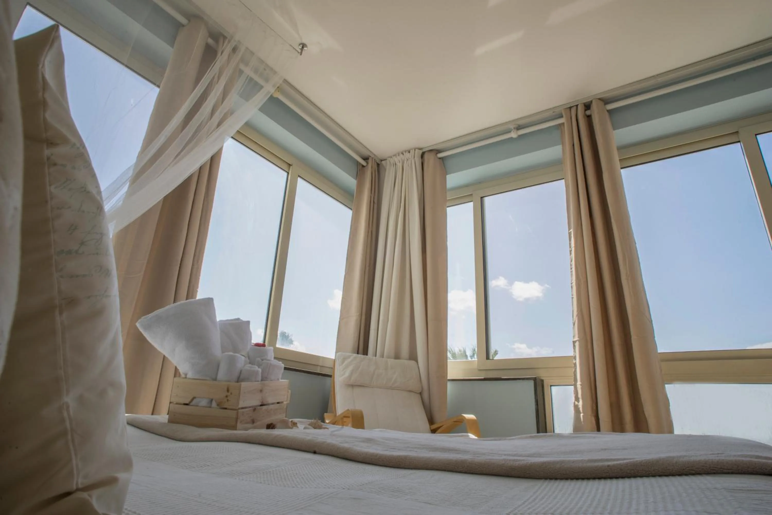 Landmark view in L'Approdo