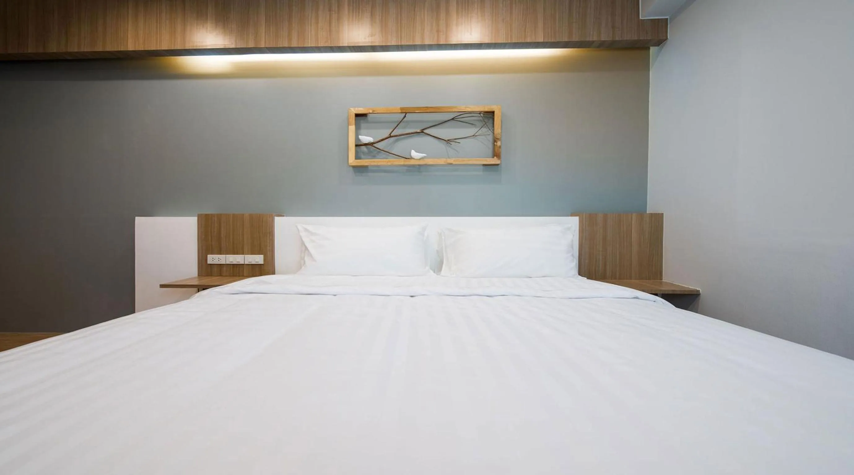 Bedroom, Bed in Shade House - Bitec Bangna