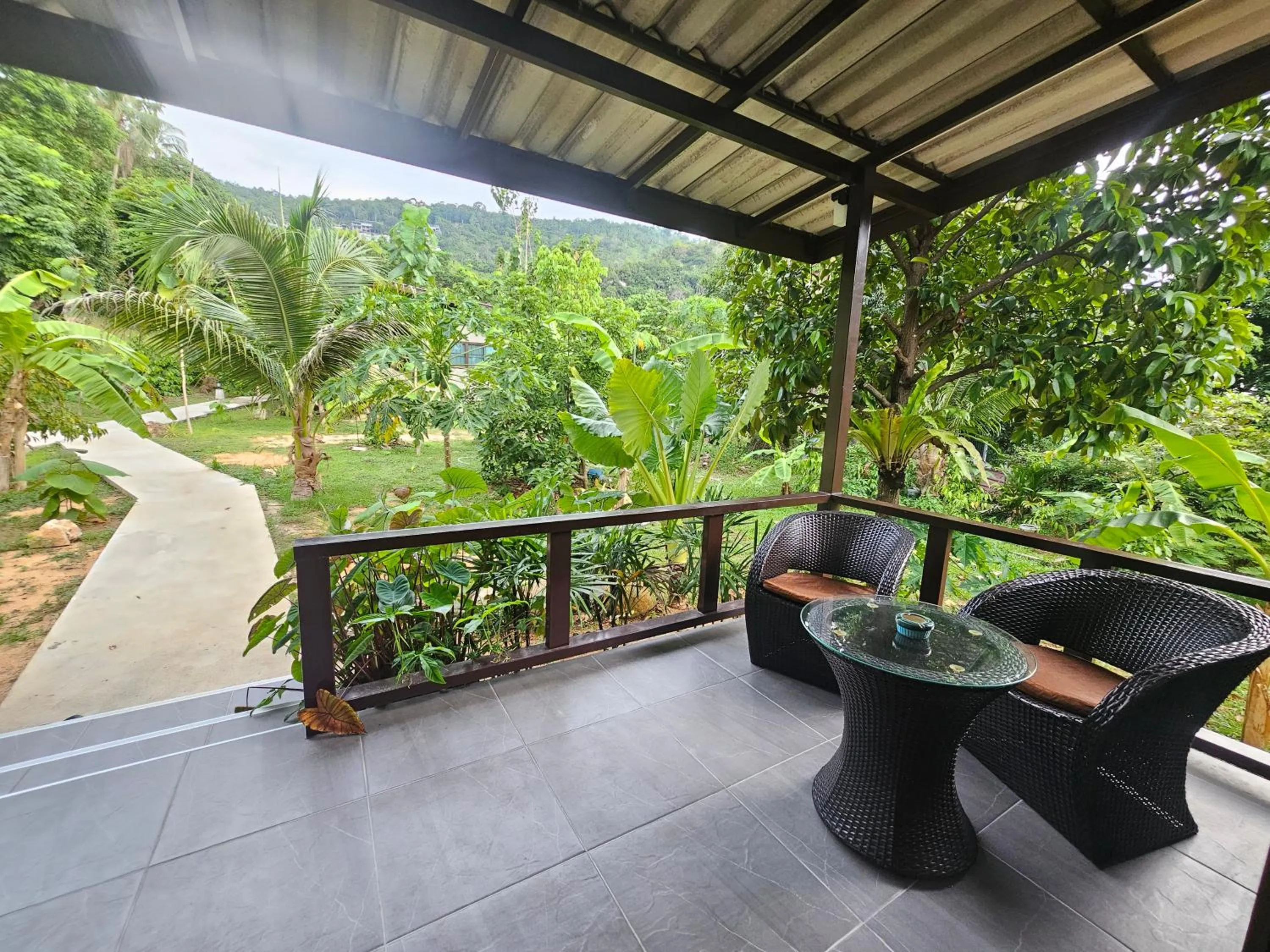 Patio in Bang Po Hut