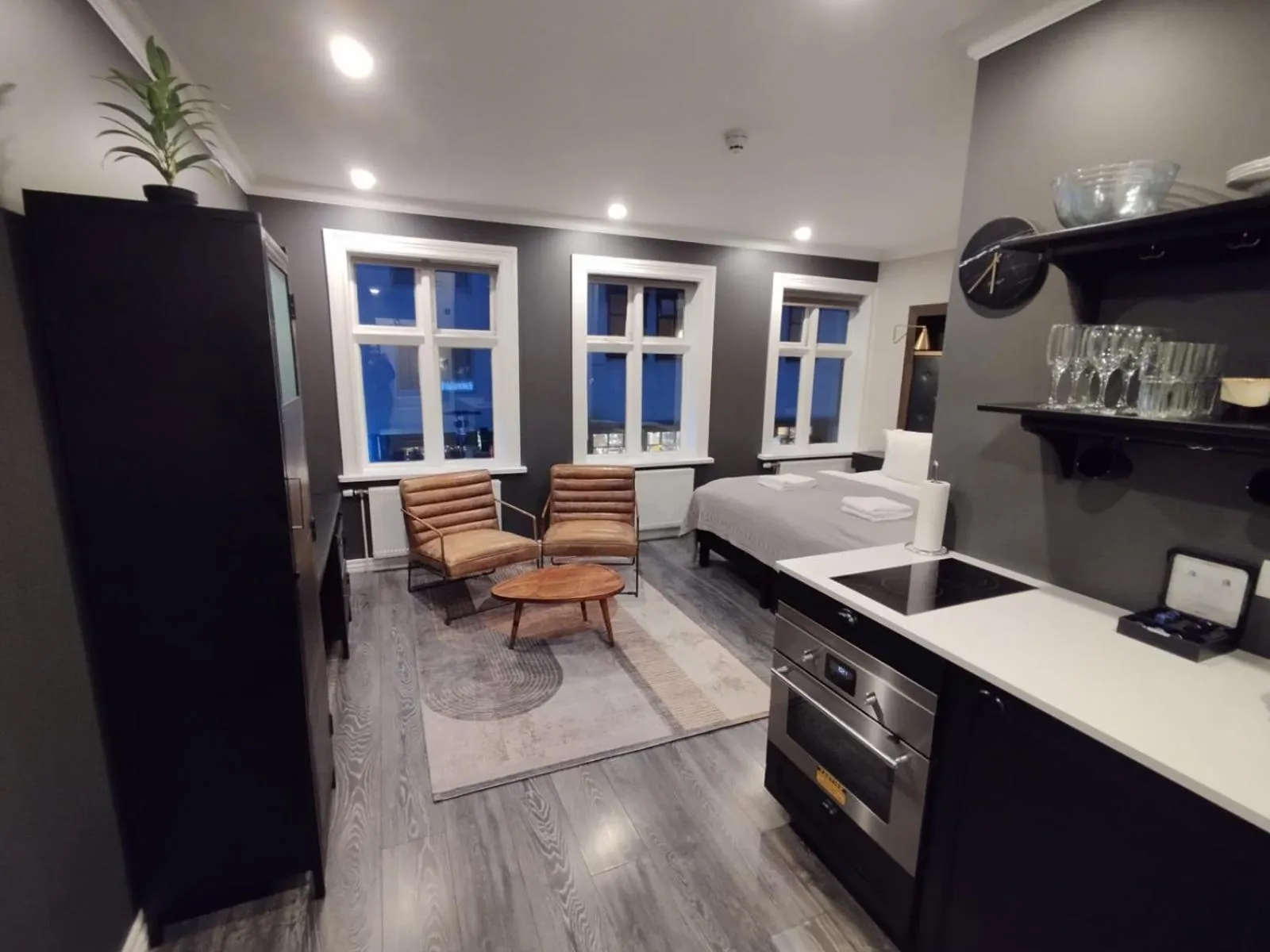 Kitchen or kitchenette in Vintage Apartment Hotel