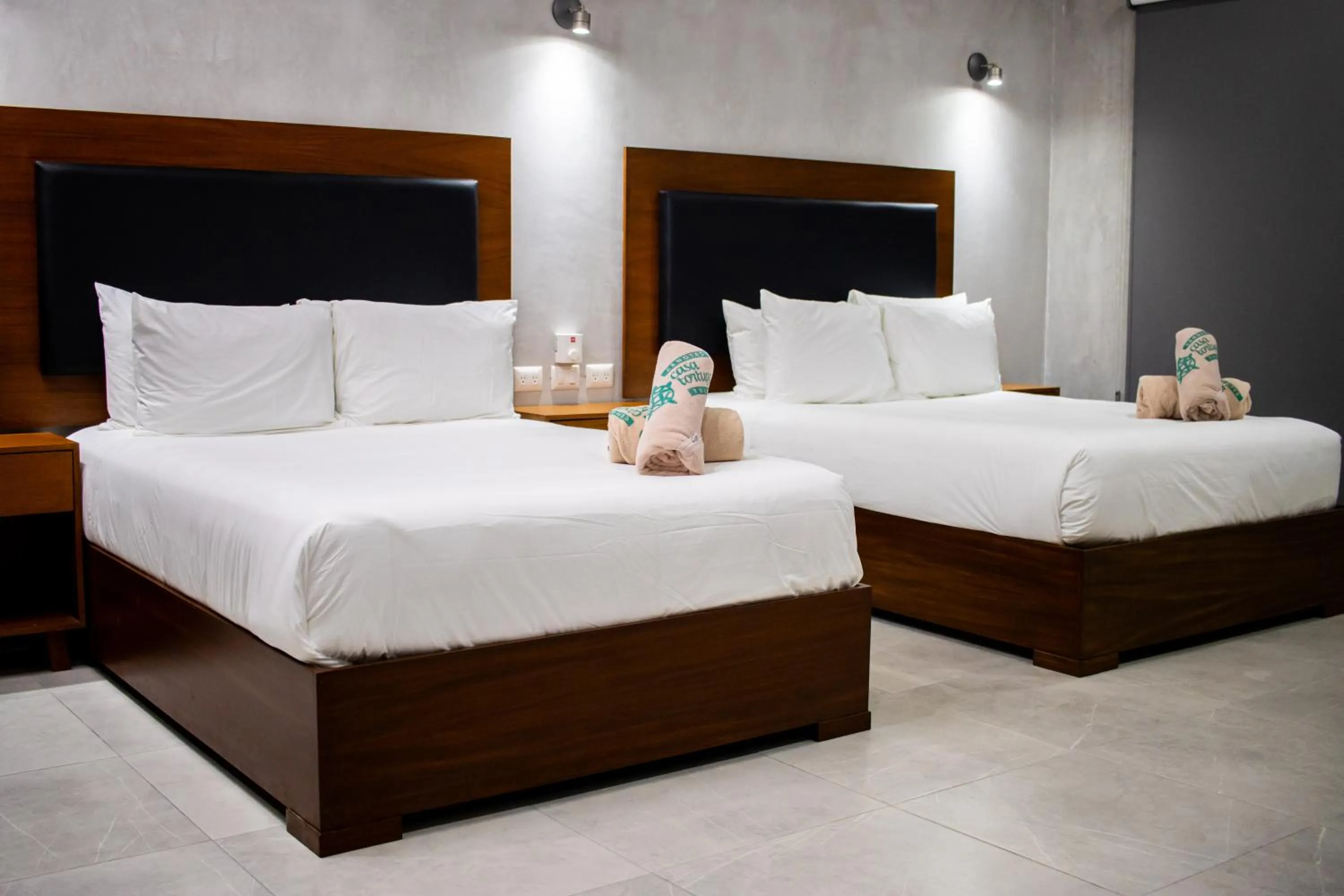 Bed in Hotel Casa Tortuga Tulum - Cenotes Park Inclusive