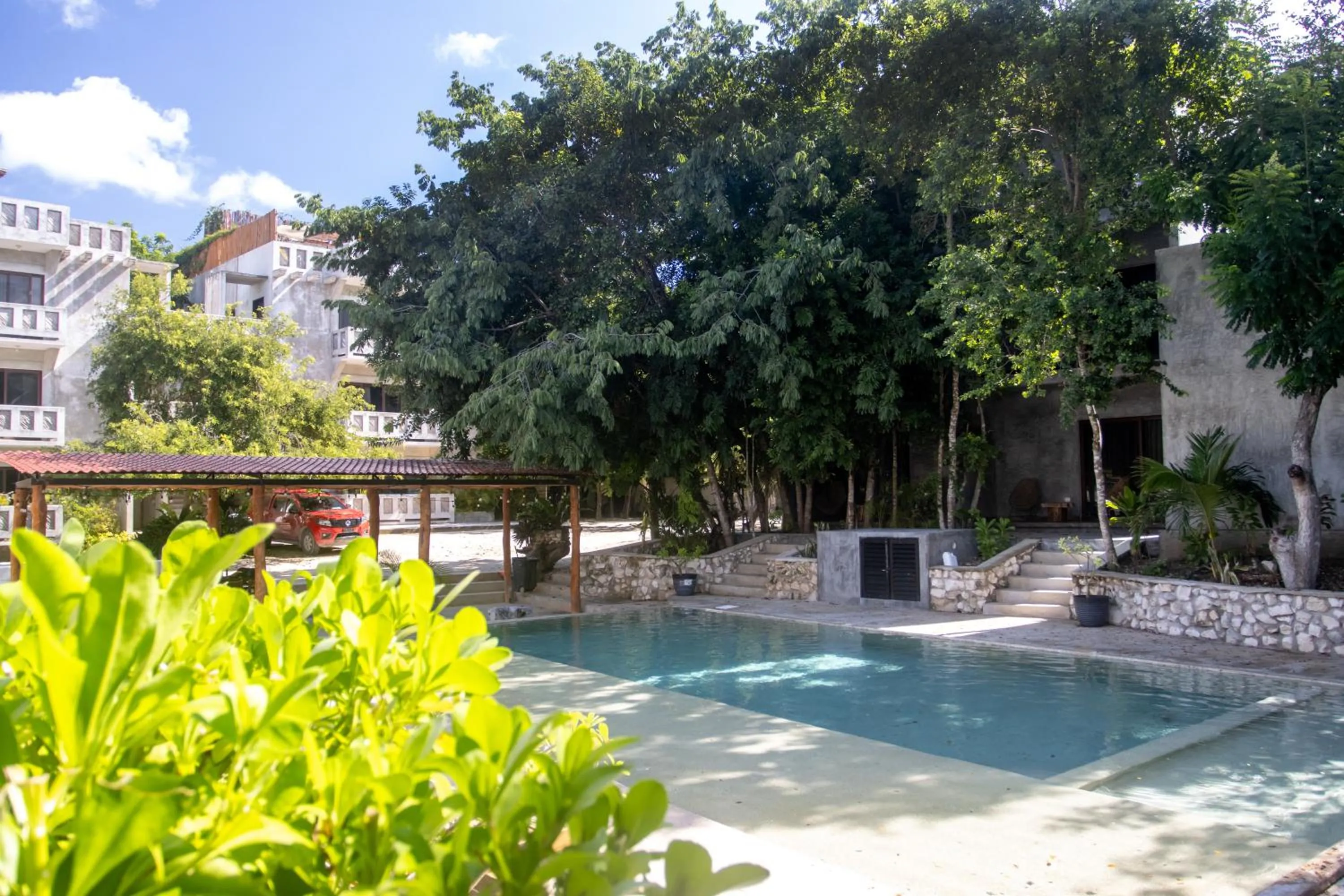 Pool view in Hotel Casa Tortuga Tulum - Cenotes Park Inclusive