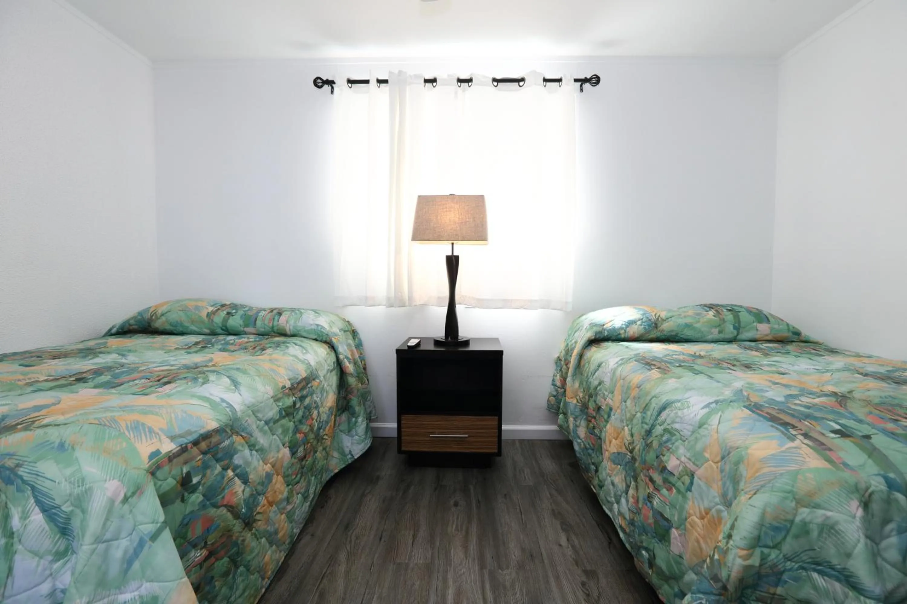 Bed in Olympic Island Beach Resort