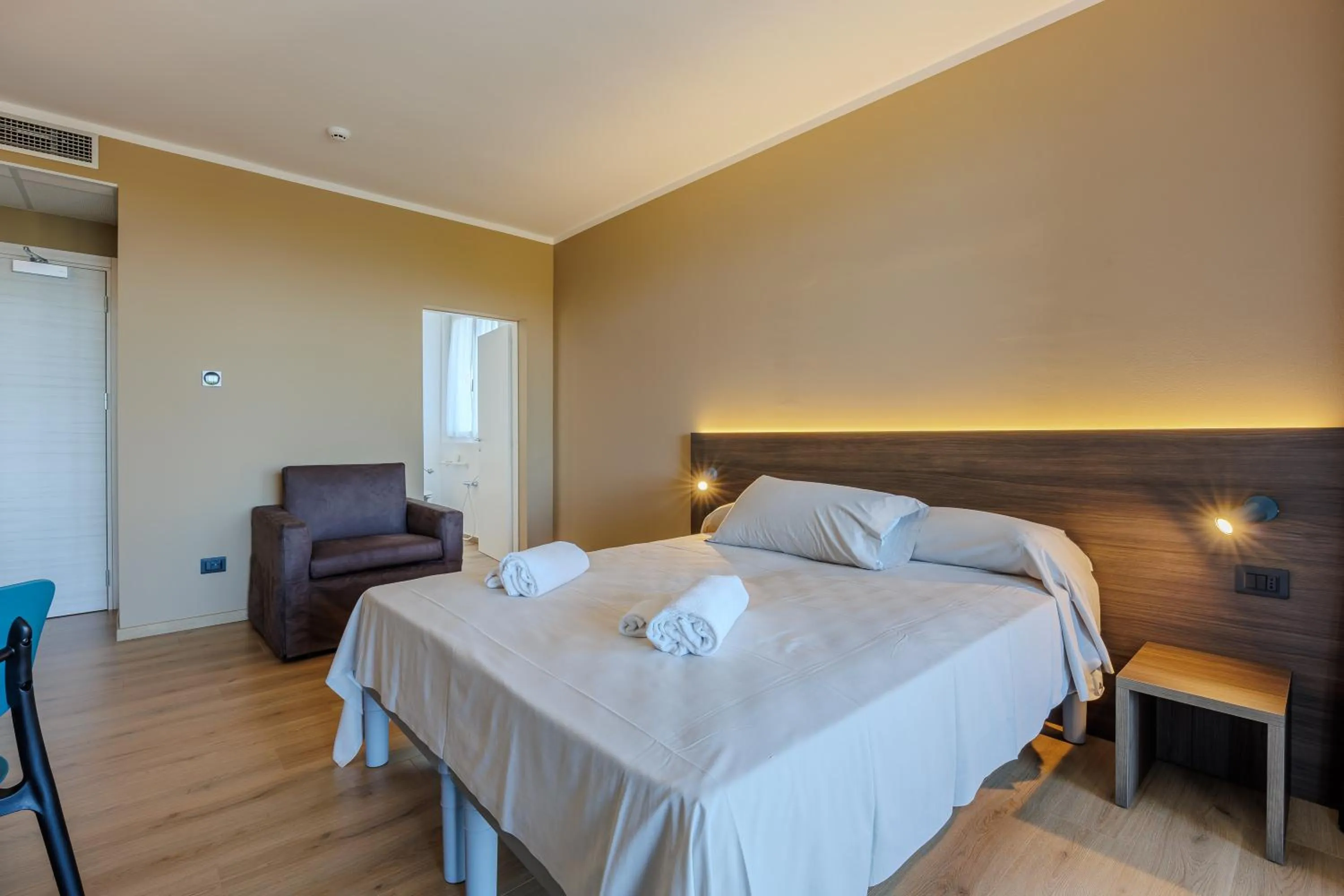 Bed in Hotel San Marco