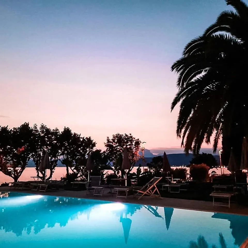 Pool view in Hotel San Marco