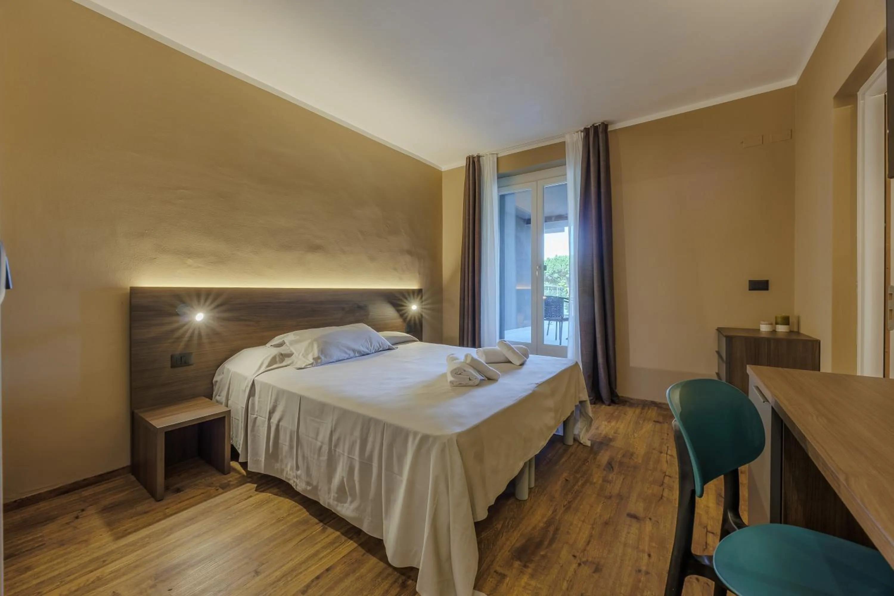 Bed in Hotel San Marco