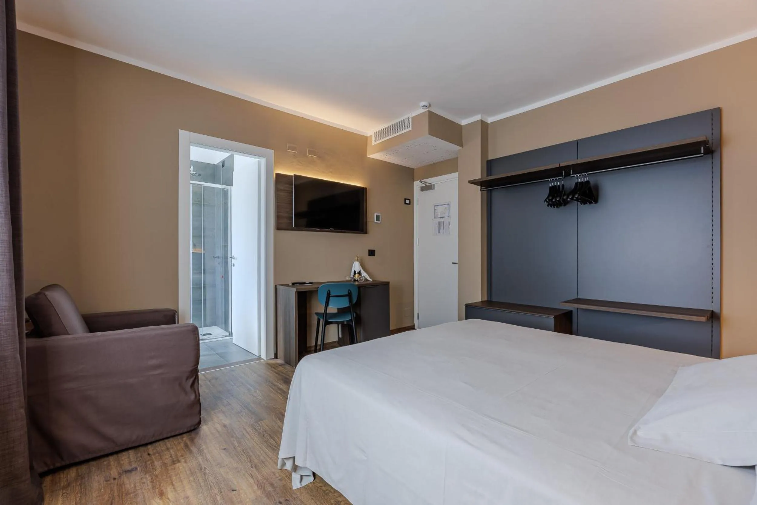 Bed in Hotel San Marco