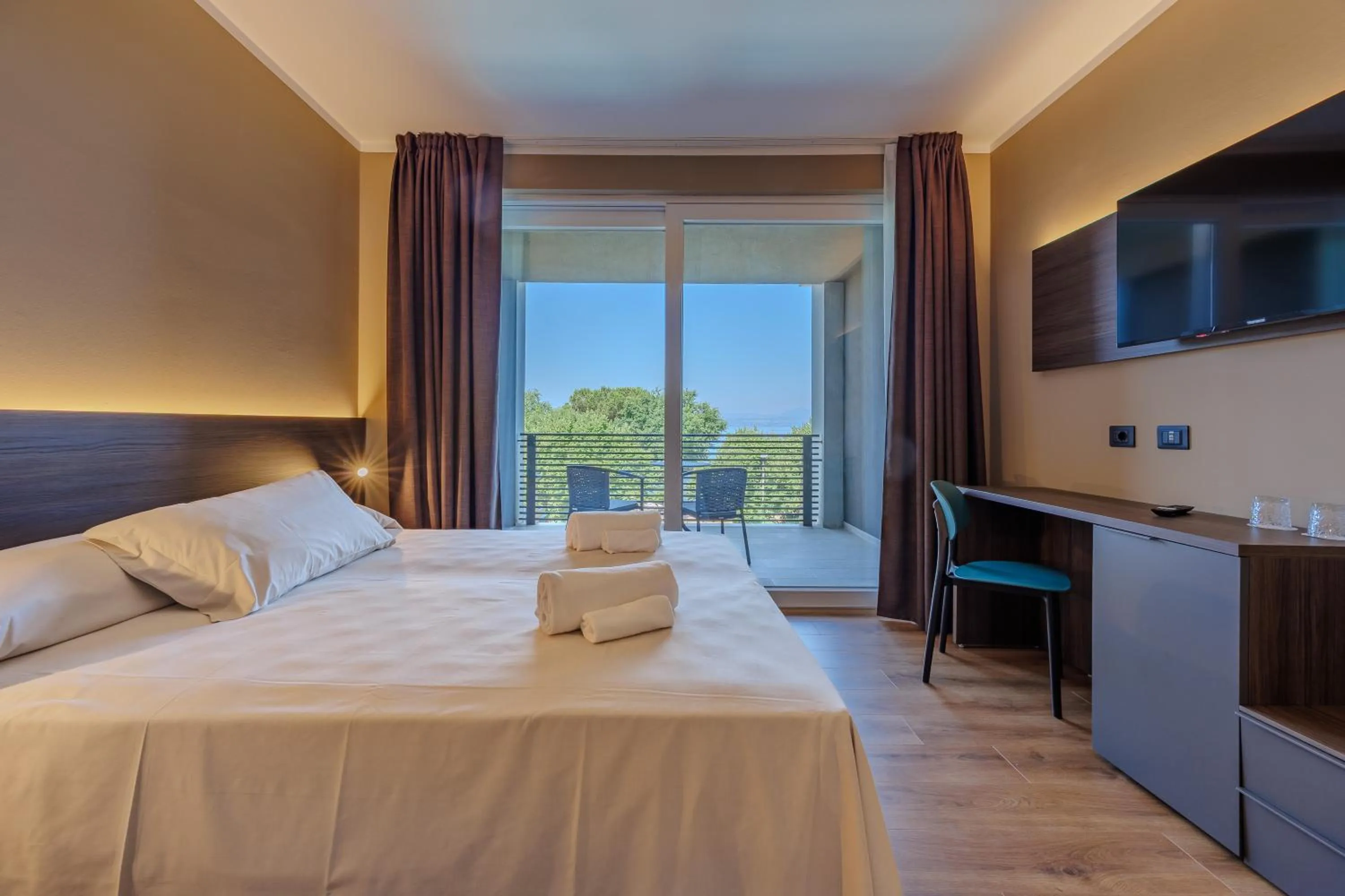 Bed in Hotel San Marco