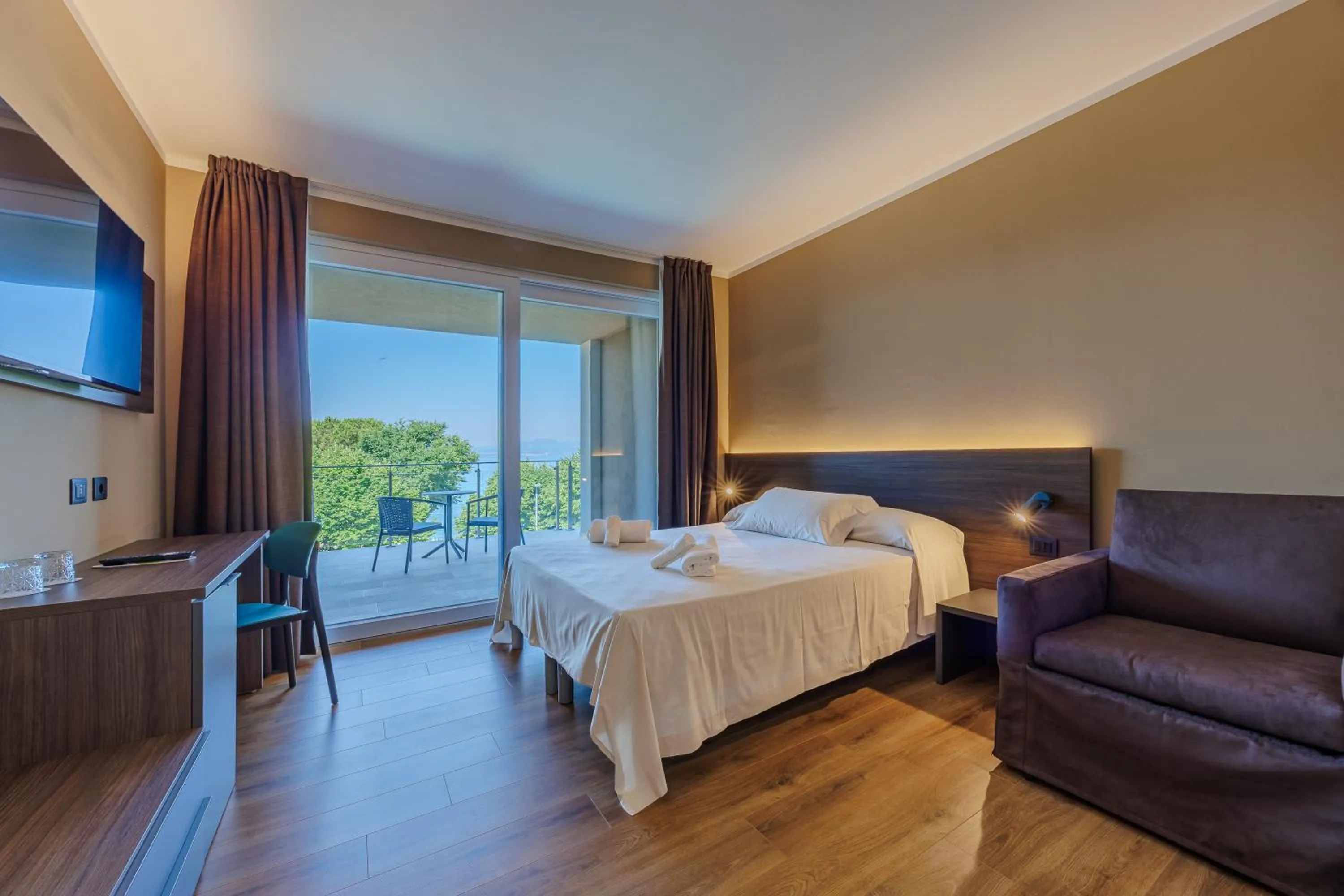 Bed in Hotel San Marco