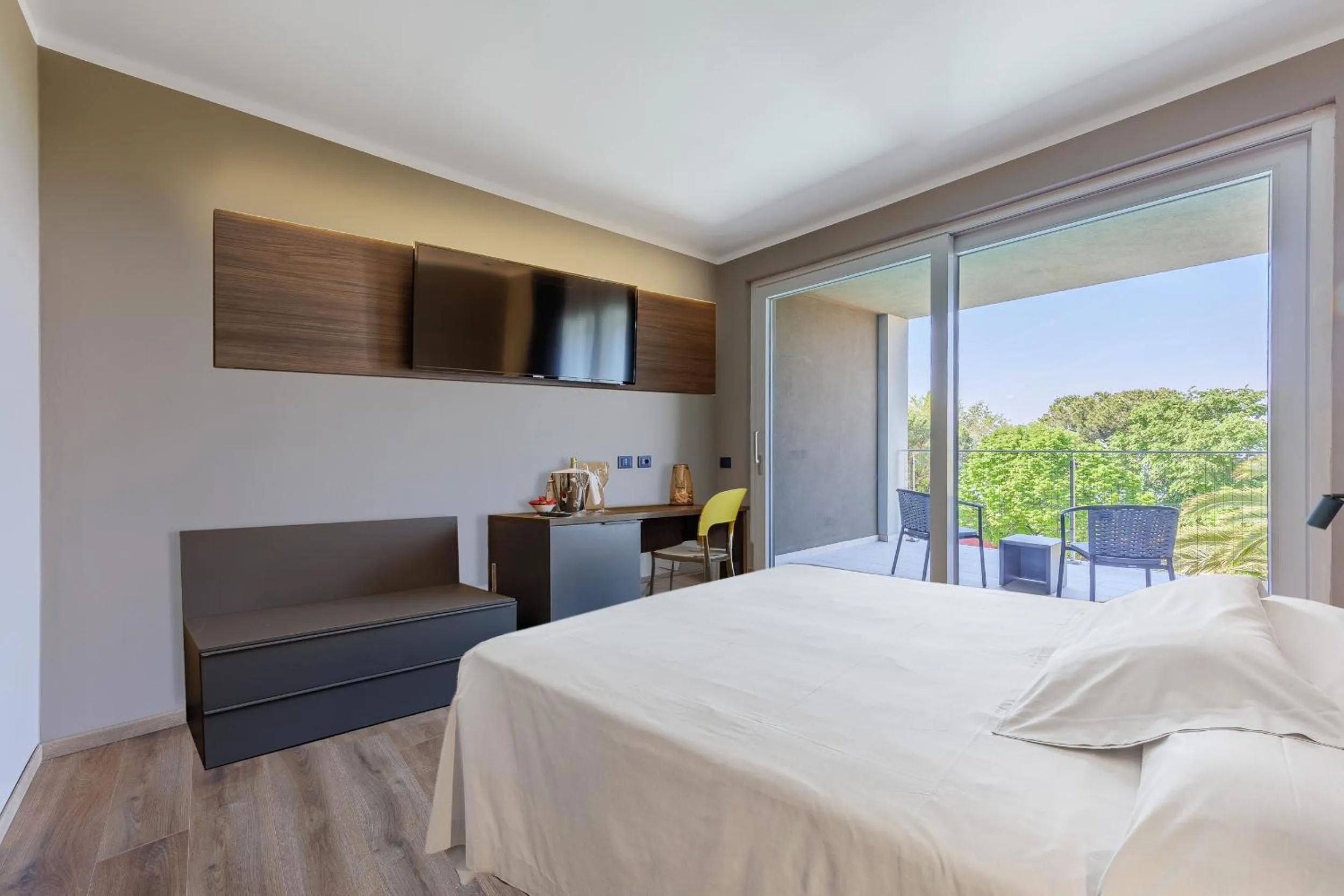 Bed in Hotel San Marco